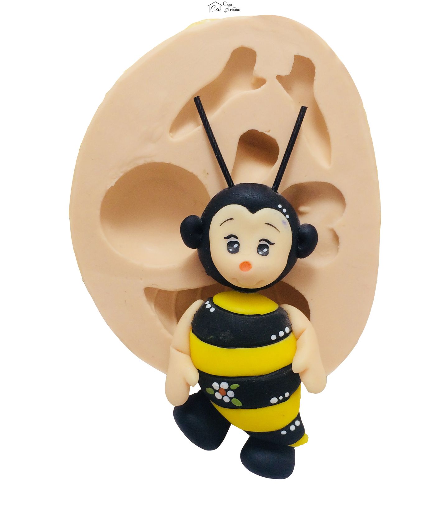 Molde de silicone - Abelha Média