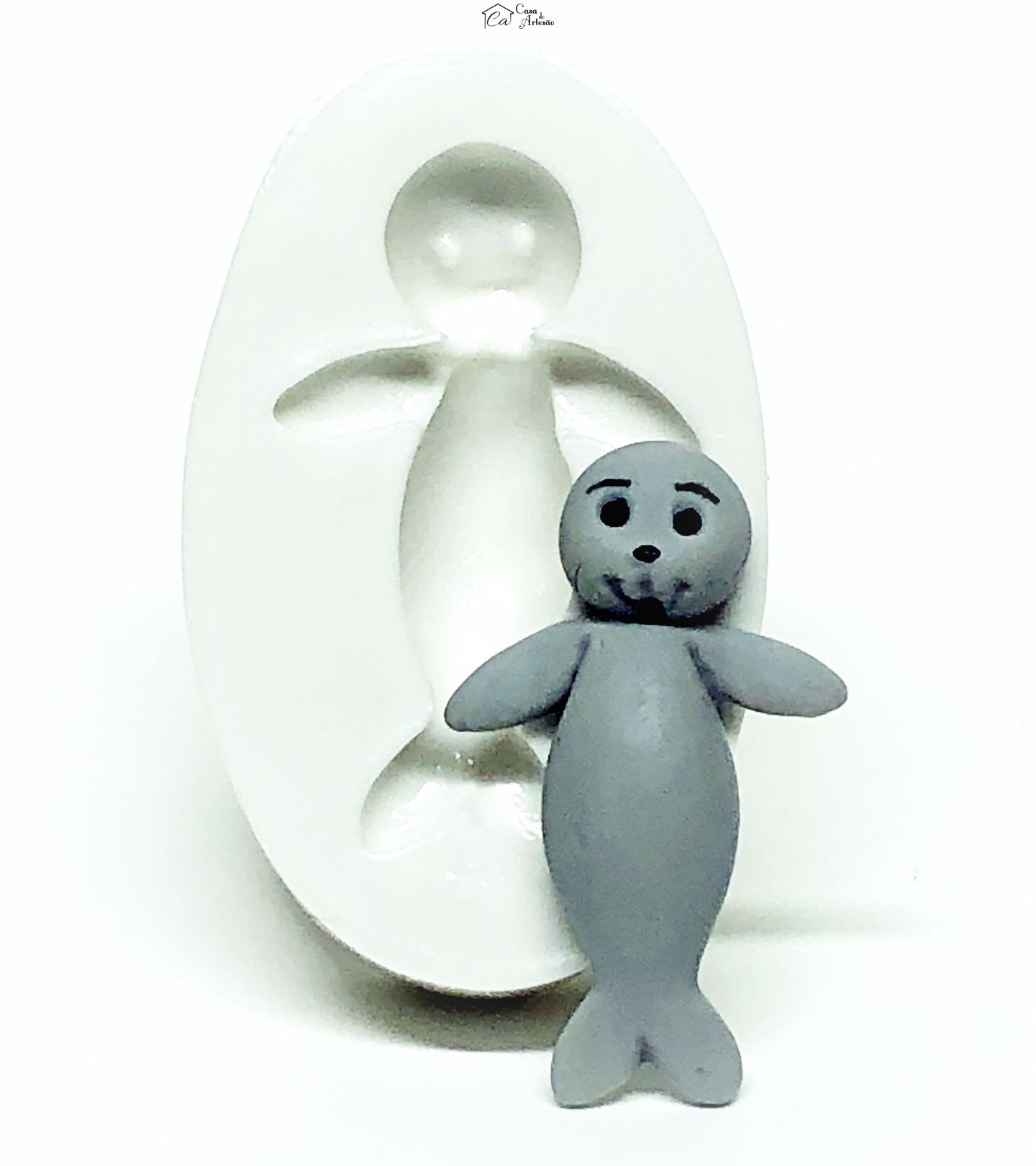 Molde de silicone - Foquinha - P684