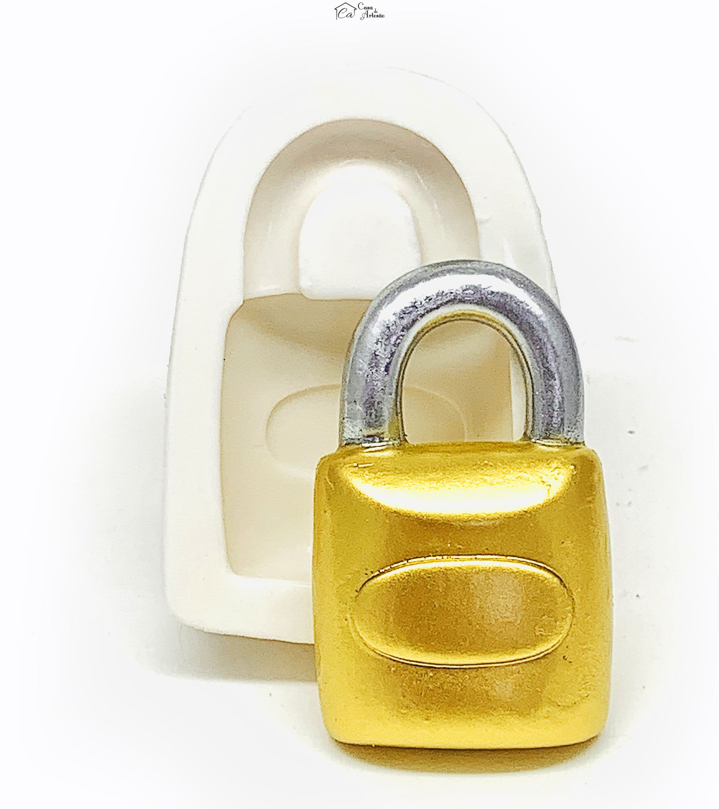 Molde de silicone - Cadeado - Grande - P1133