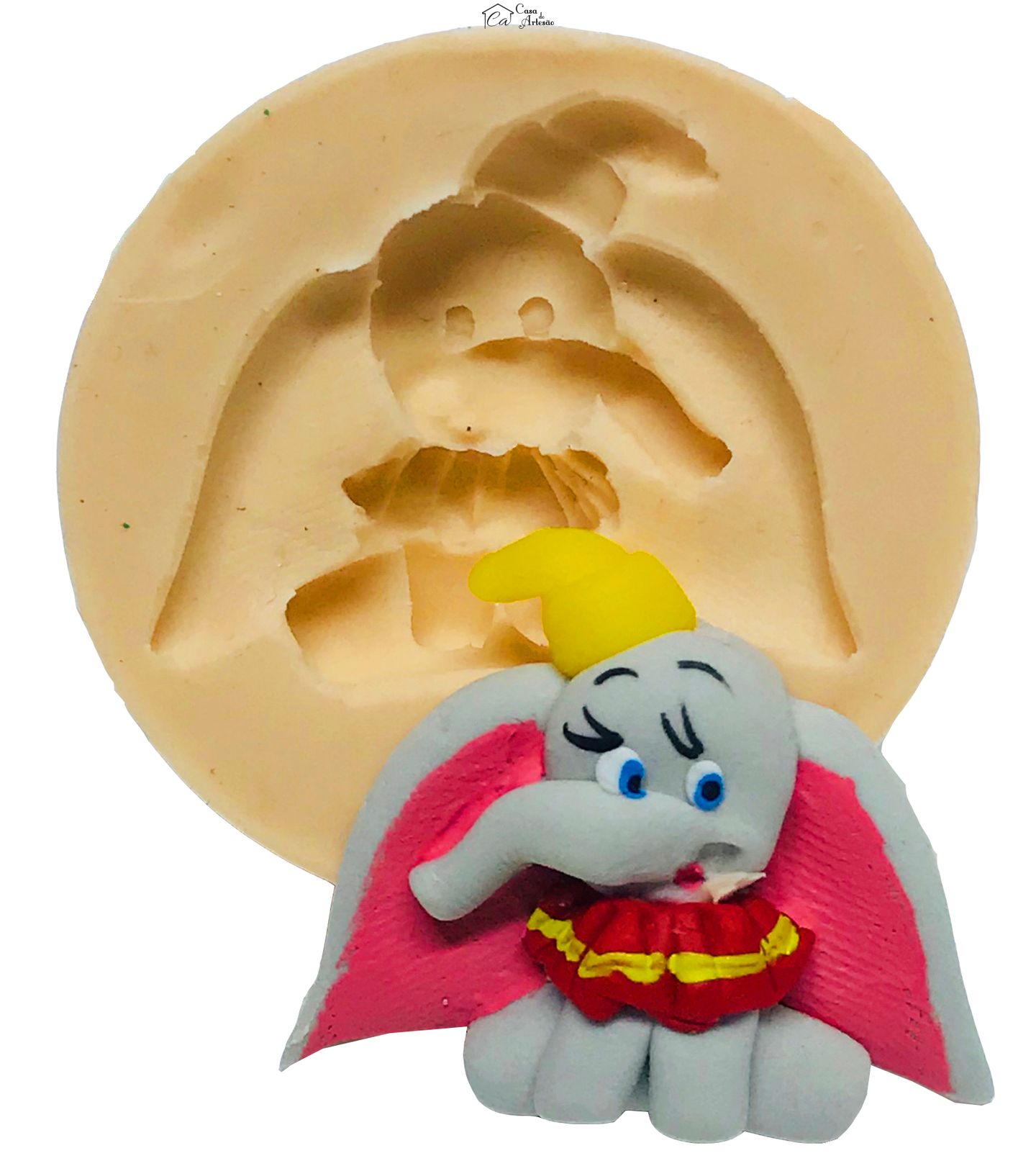 Molde de silicone - Dumbo - Dumbo - Pequeno - P543
