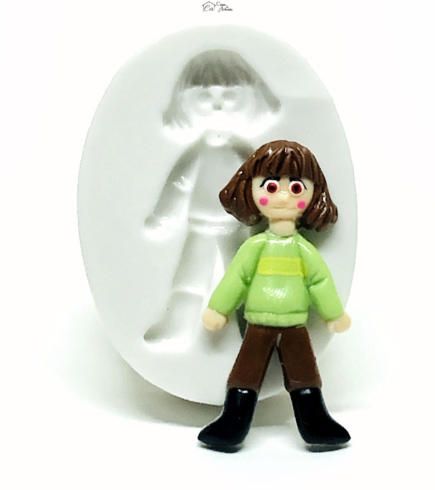 Molde de silicone - Sans Undertale - Chara - Pequena - P1044