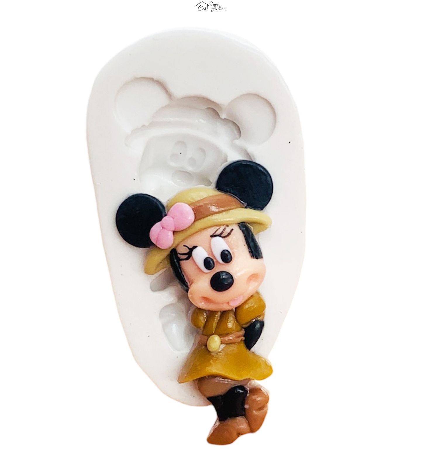 Molde de silicone - Mickey Safari - Minie - Pequena - P1250