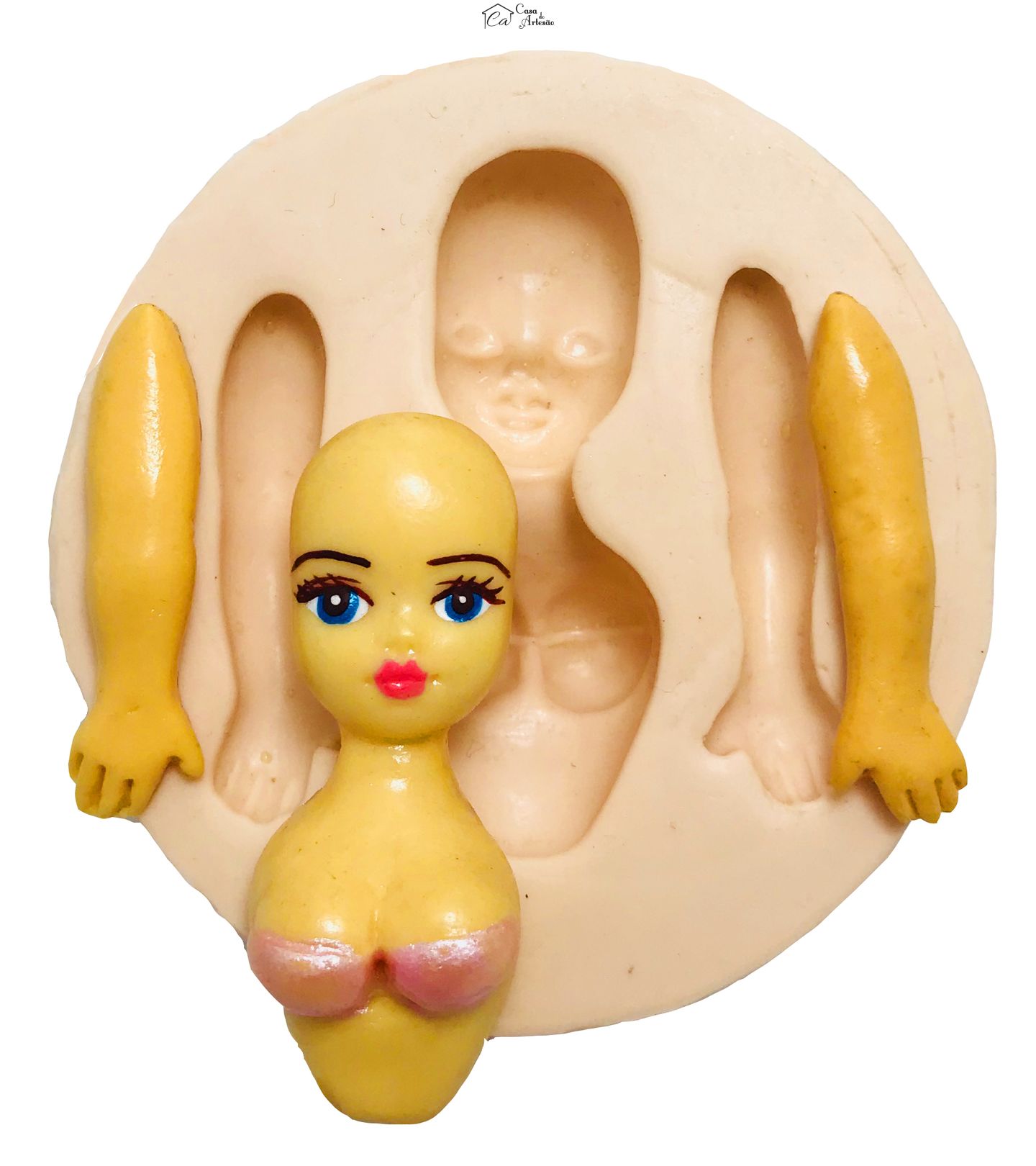 Molde de silicone - Dama com Braços