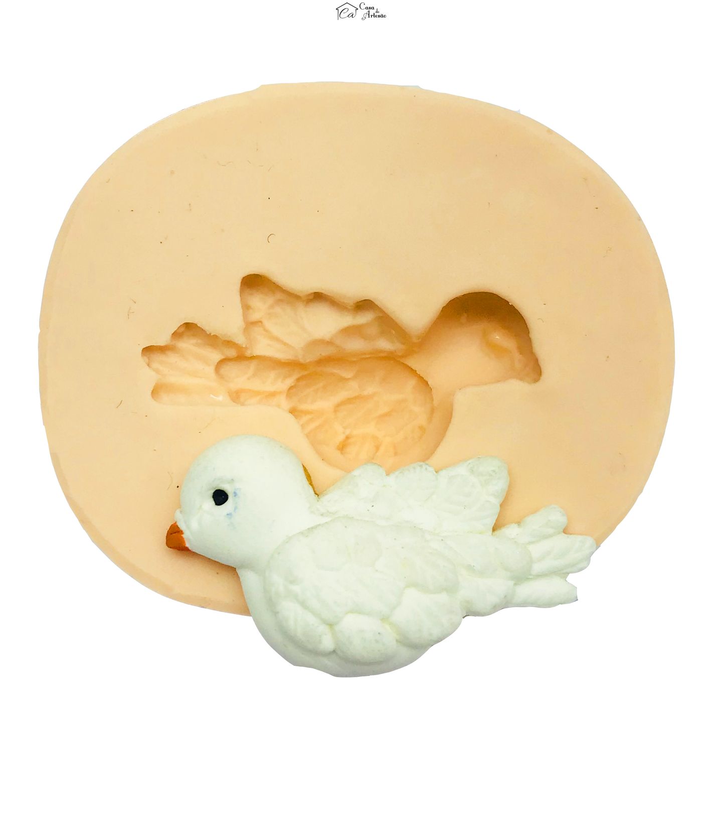 Molde de silicone - Pombinha