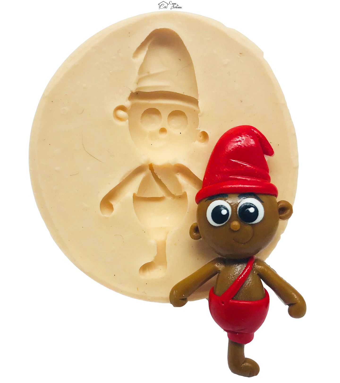 Molde de silicone - Sitio do Pica Pau Amarelo - Saci - Pequeno - P490