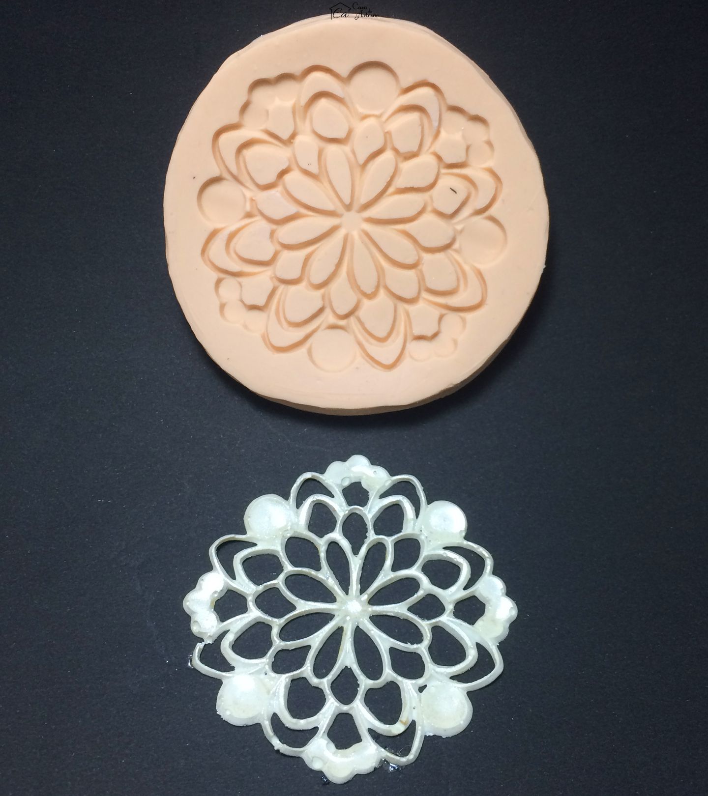 Molde de silicone - Renda Para Bolo - Cupcakes