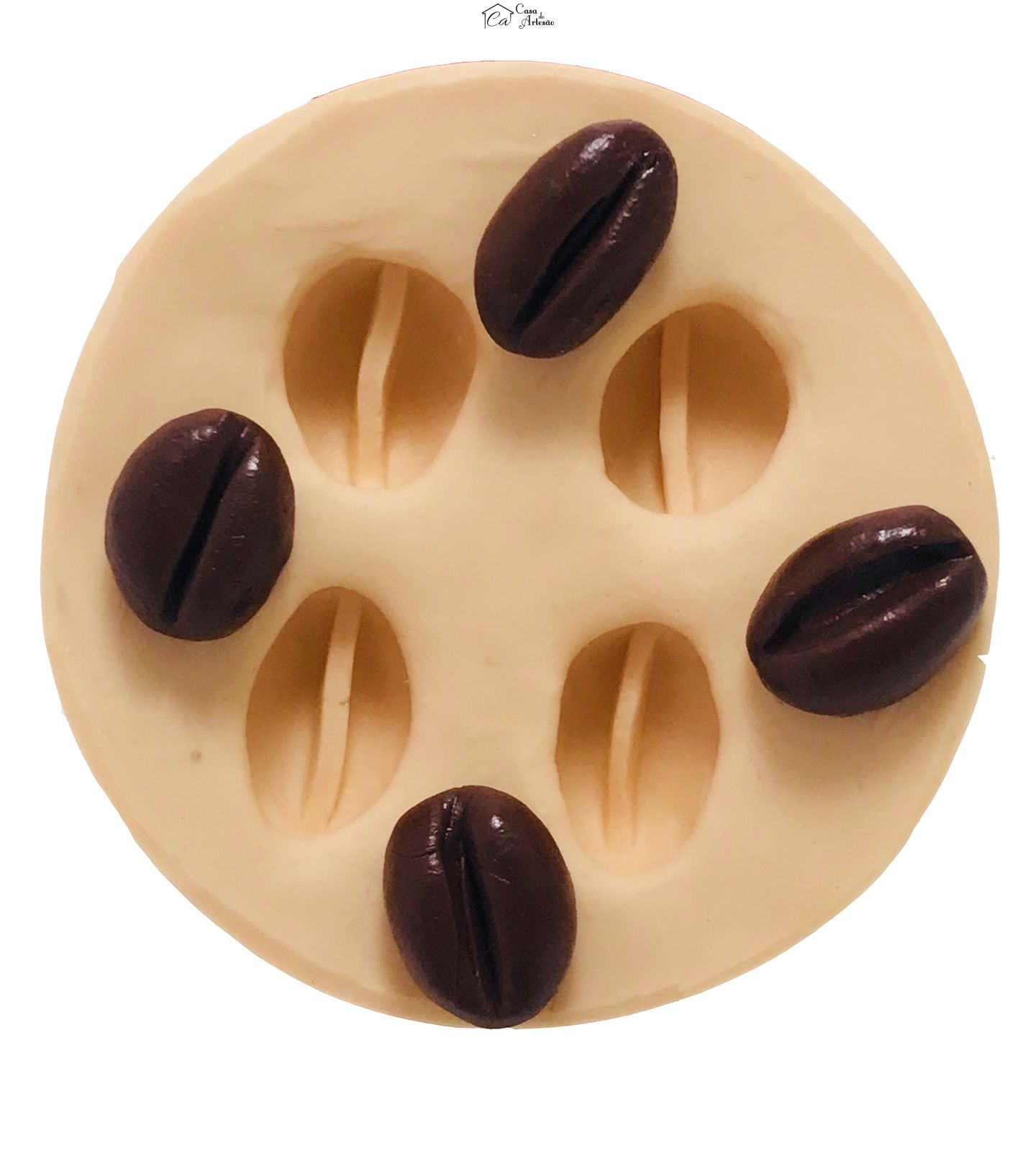 Molde de silicone - Grão de Café
