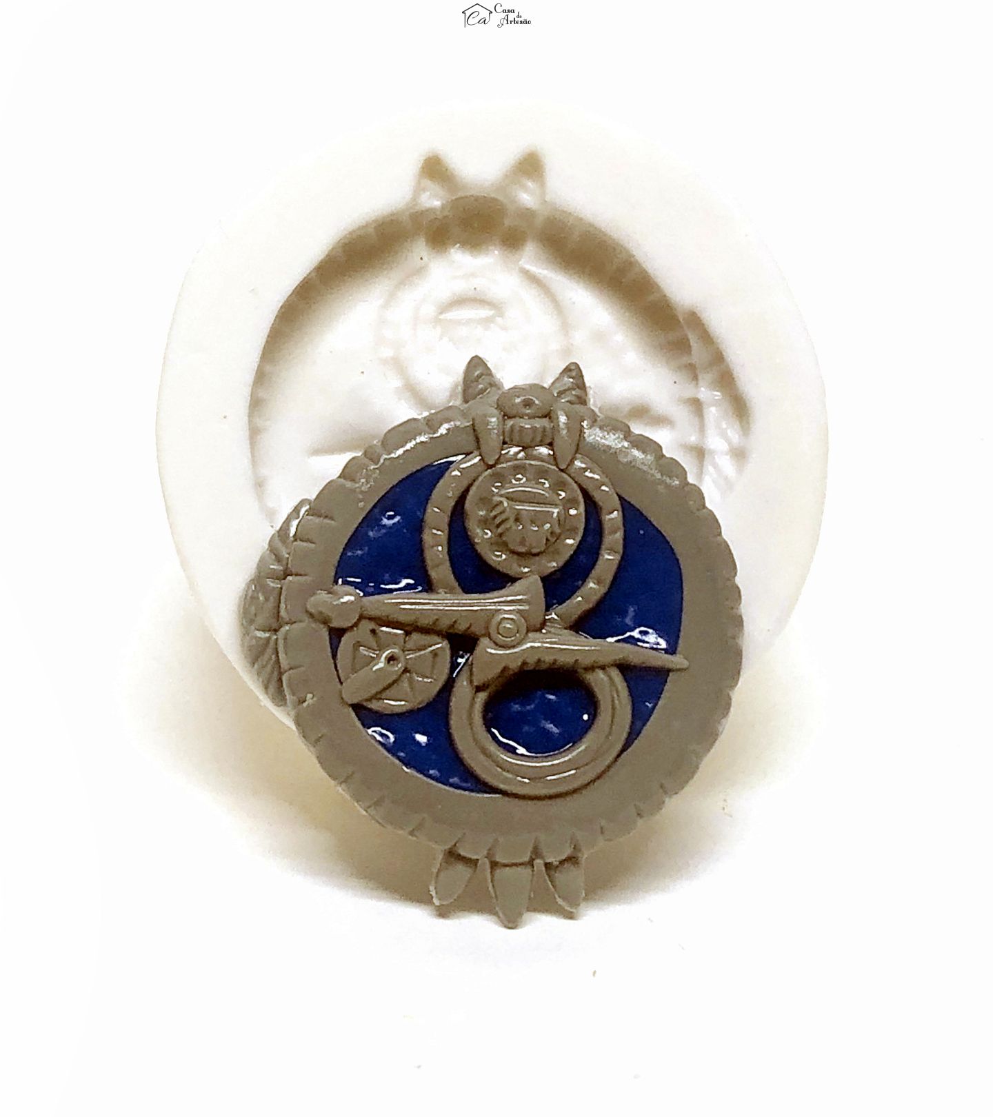 Molde de silicone - Caçadores de Trolls - Amuleto - Pequeno - P1096