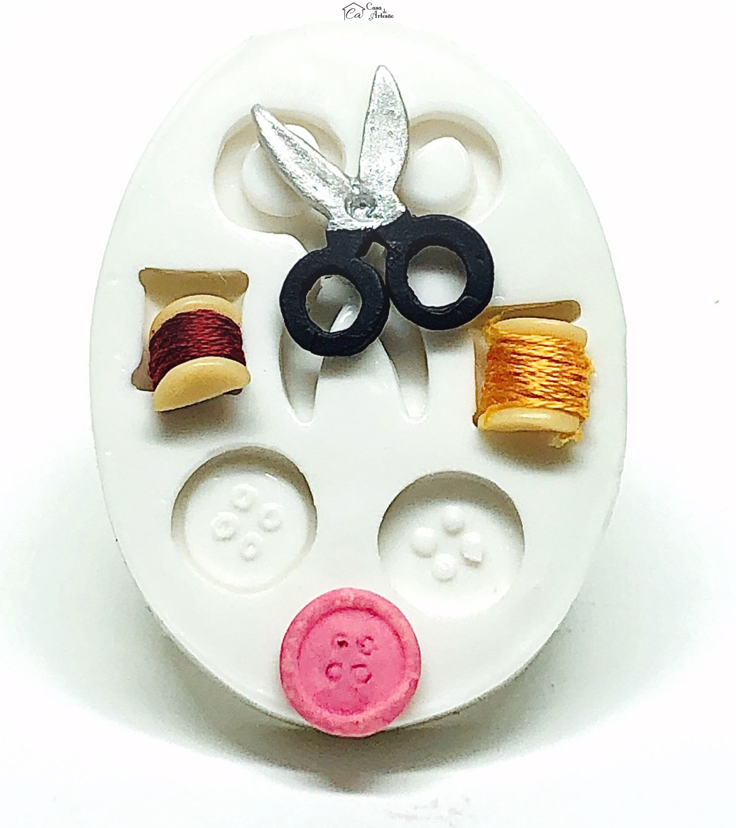 Molde de silicone - Kit Costura 2 - P949