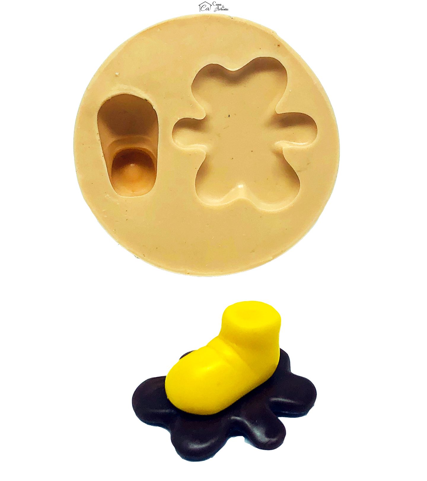 Molde de silicone - Peppa Pig - Bota Media - P843