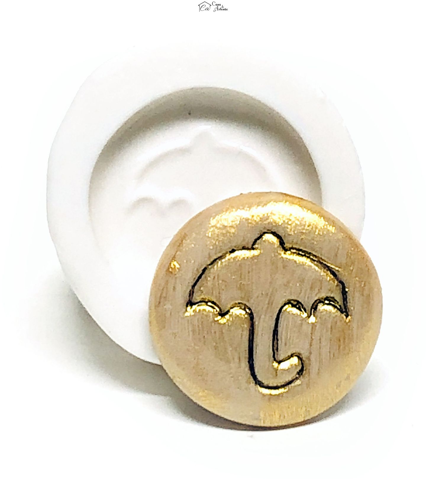 Molde de silicone - Round 6 - Doce de Açucar - Pequeno - P1104