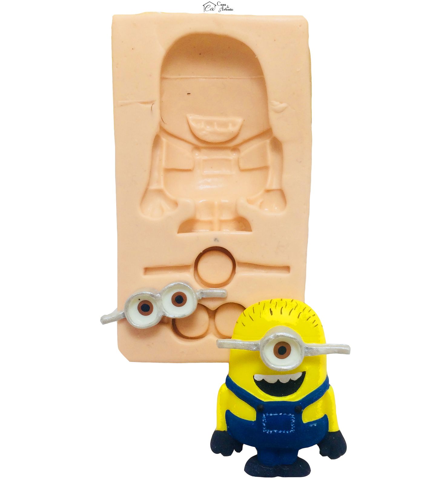 Molde de silicone - Meu Malvado Favorito - Minions - Mod.03 - P144