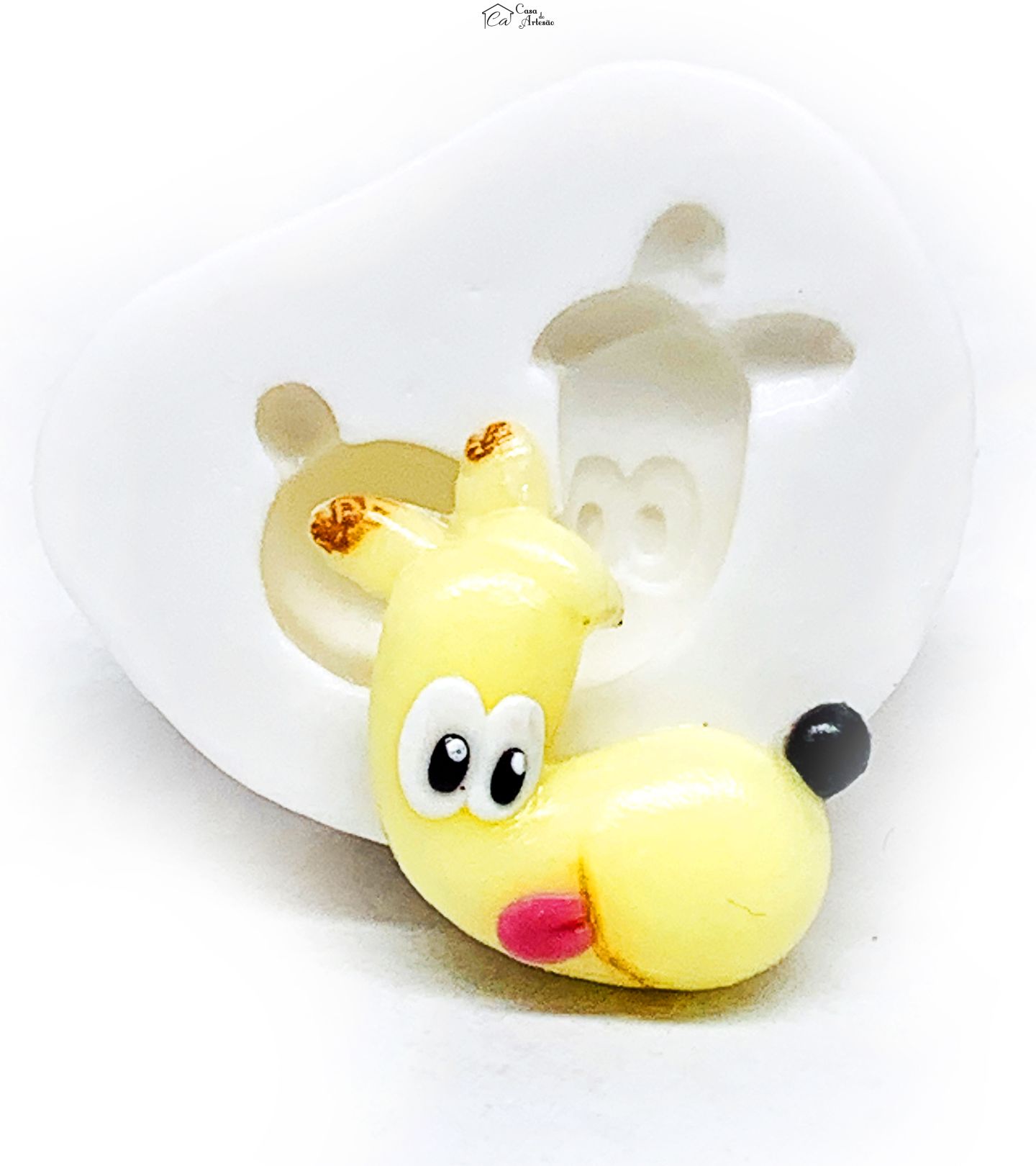 Molde de silicone - Kamalu e sua Turma - Rosto Tchubi - Pequeno - P1168