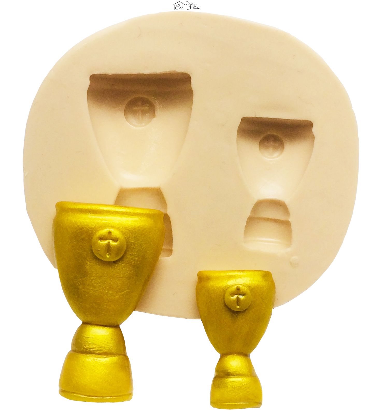 Molde de silicone - Calice Catolico - 02 Tamanhos - P305