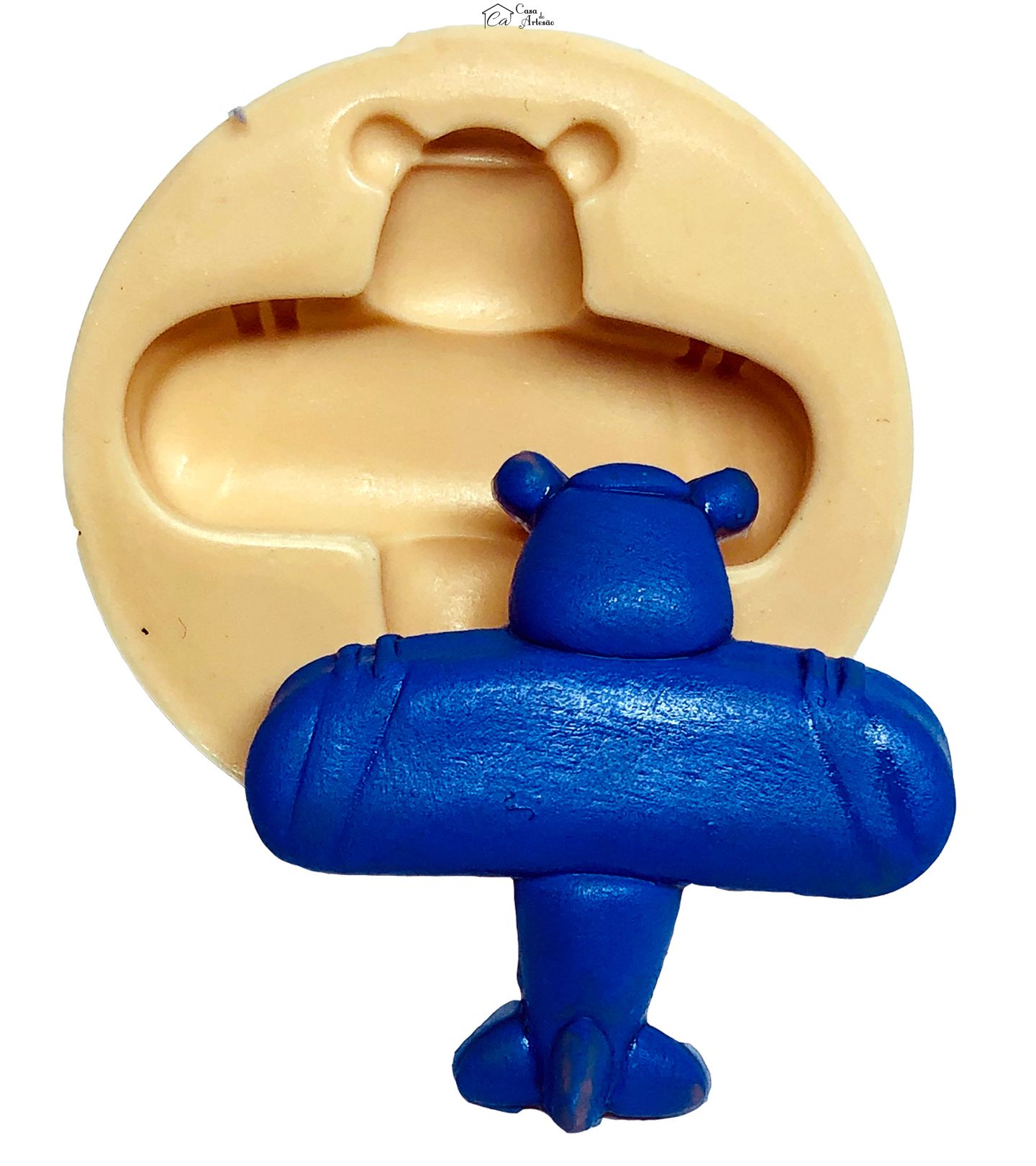 Molde de silicone - O Pequeno Principe - Aviao - Medio - P750