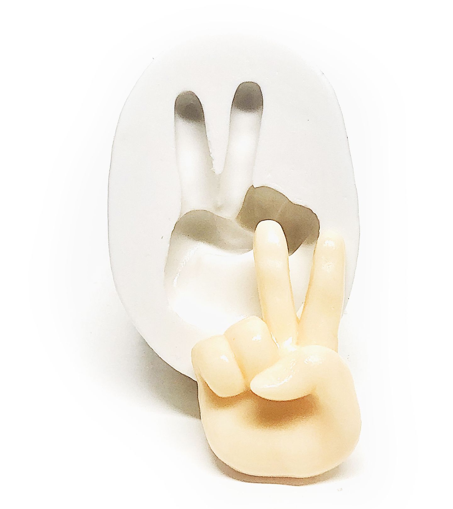 Alfabeto Libras - V - Grande - P1097