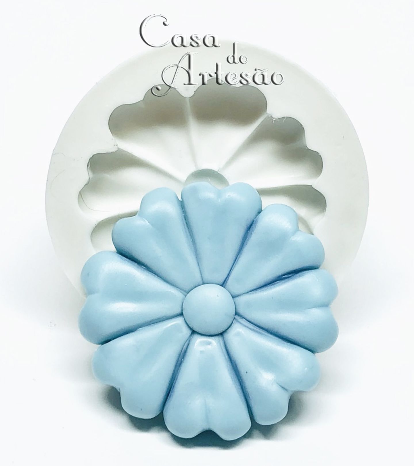 Molde de silicone - Flor III - Grande - P924