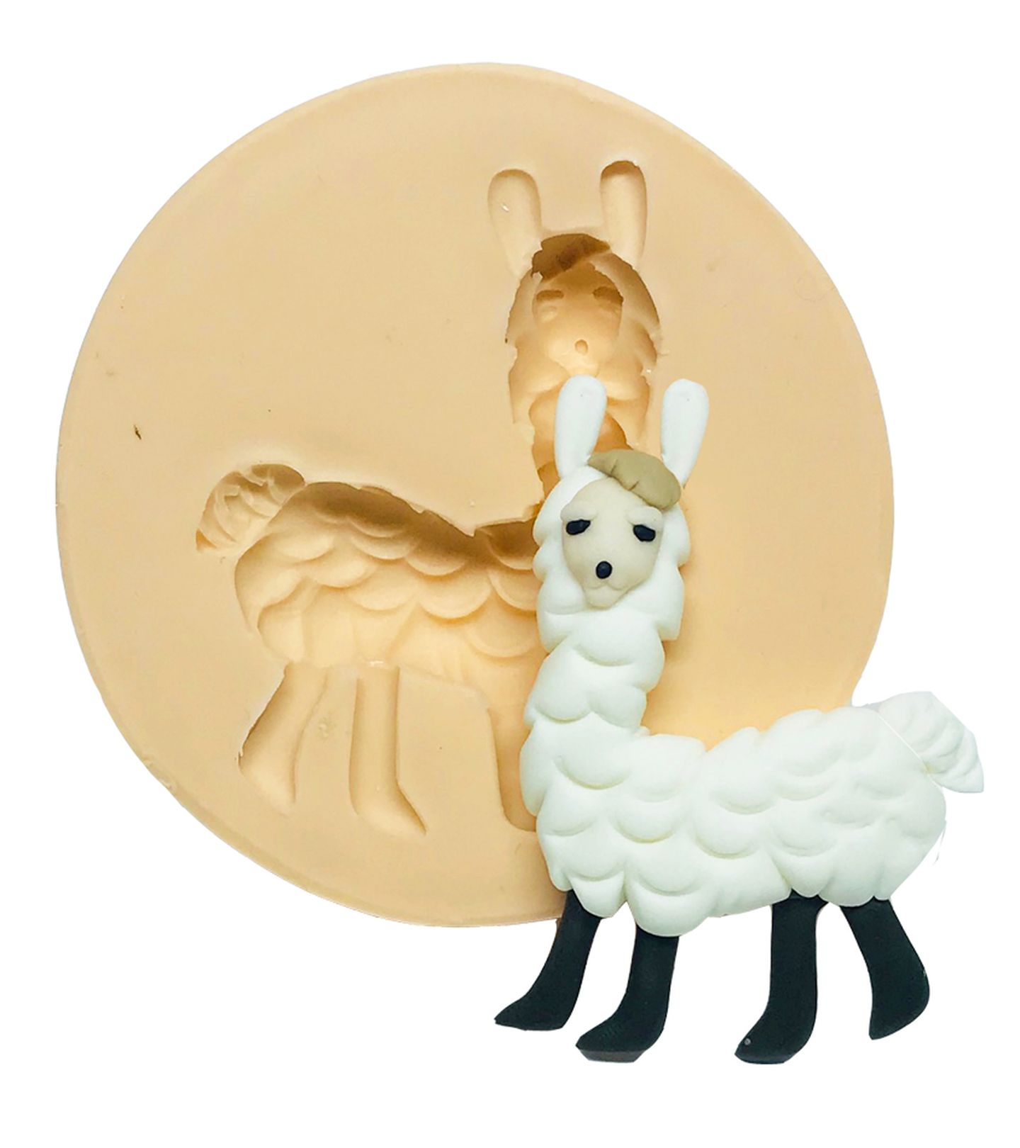 Molde de silicone - Lhama - Media - P549