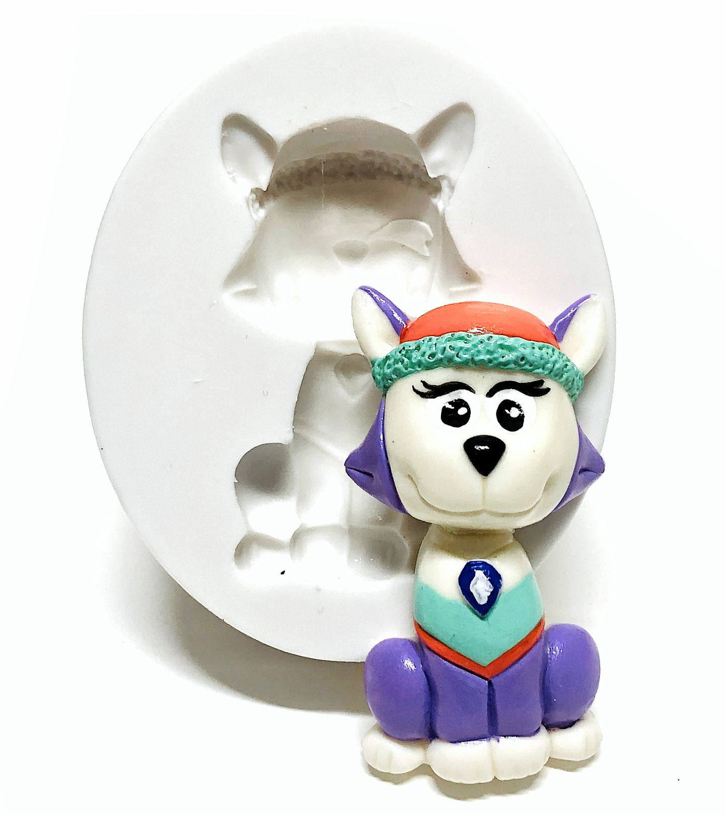 Molde de silicone - Patrulha Canina - Everest - Grande - P1053