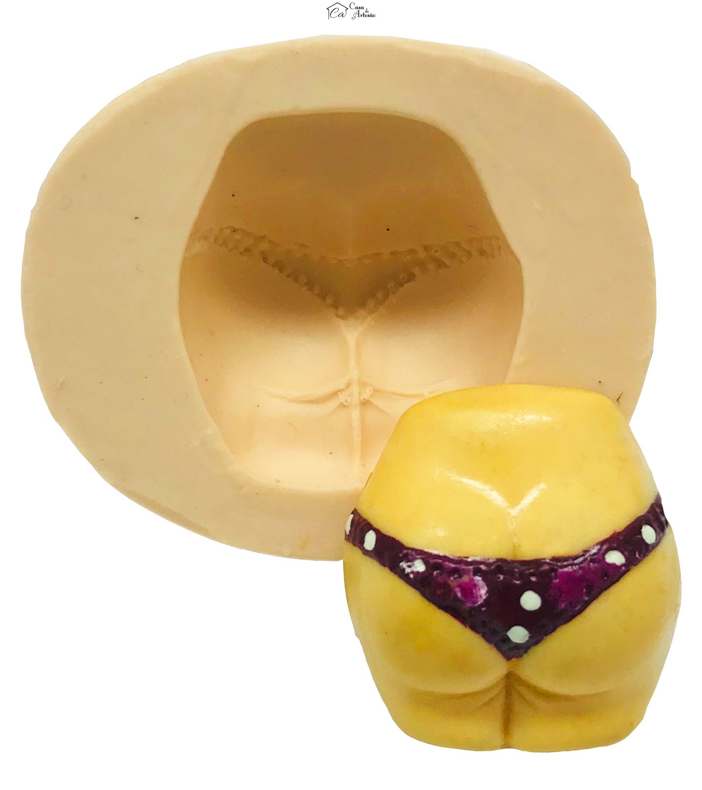 Molde de silicone - Bumbum Moça