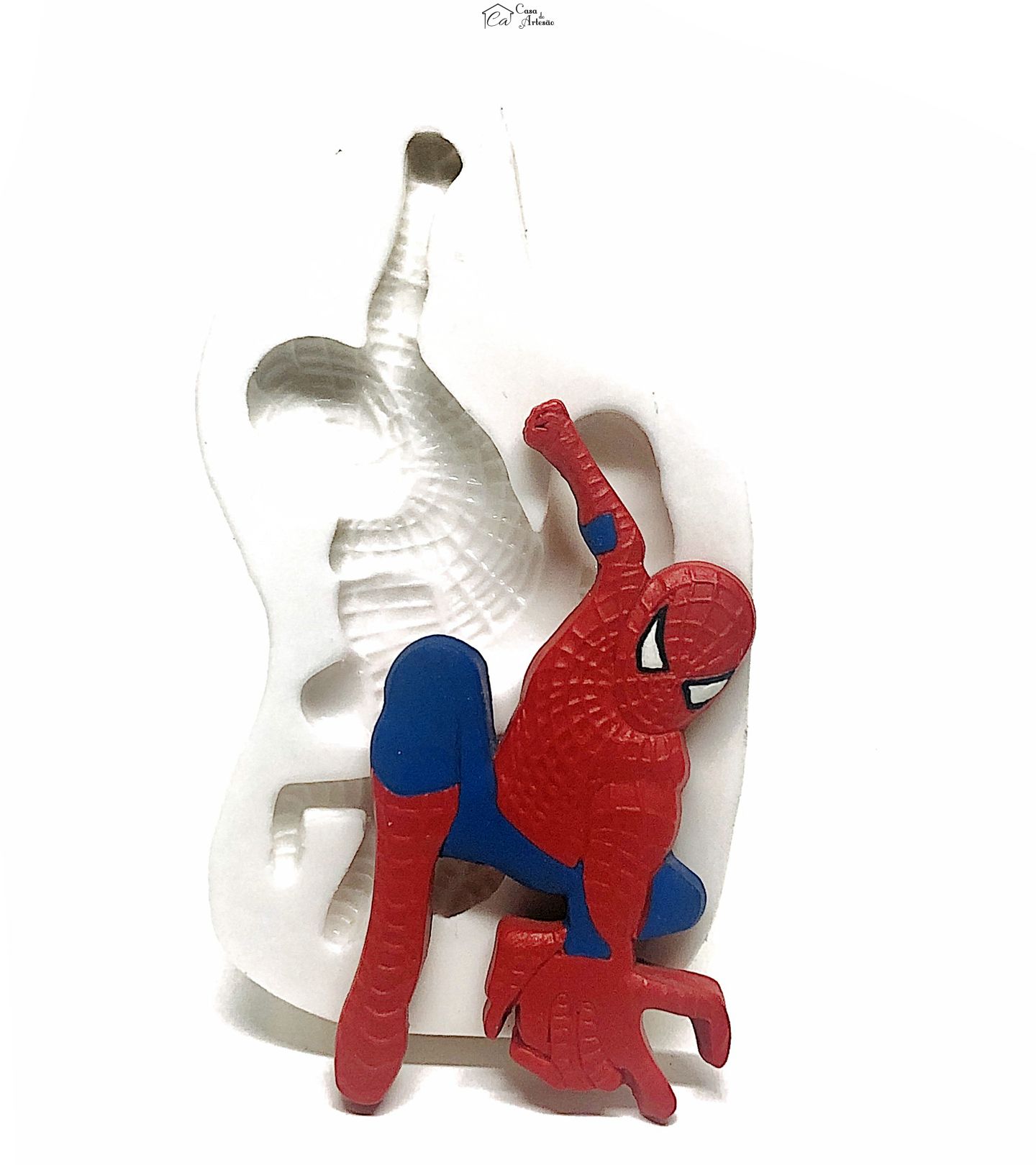 Molde de silicone - Homem Aranha Agachado II - P1099