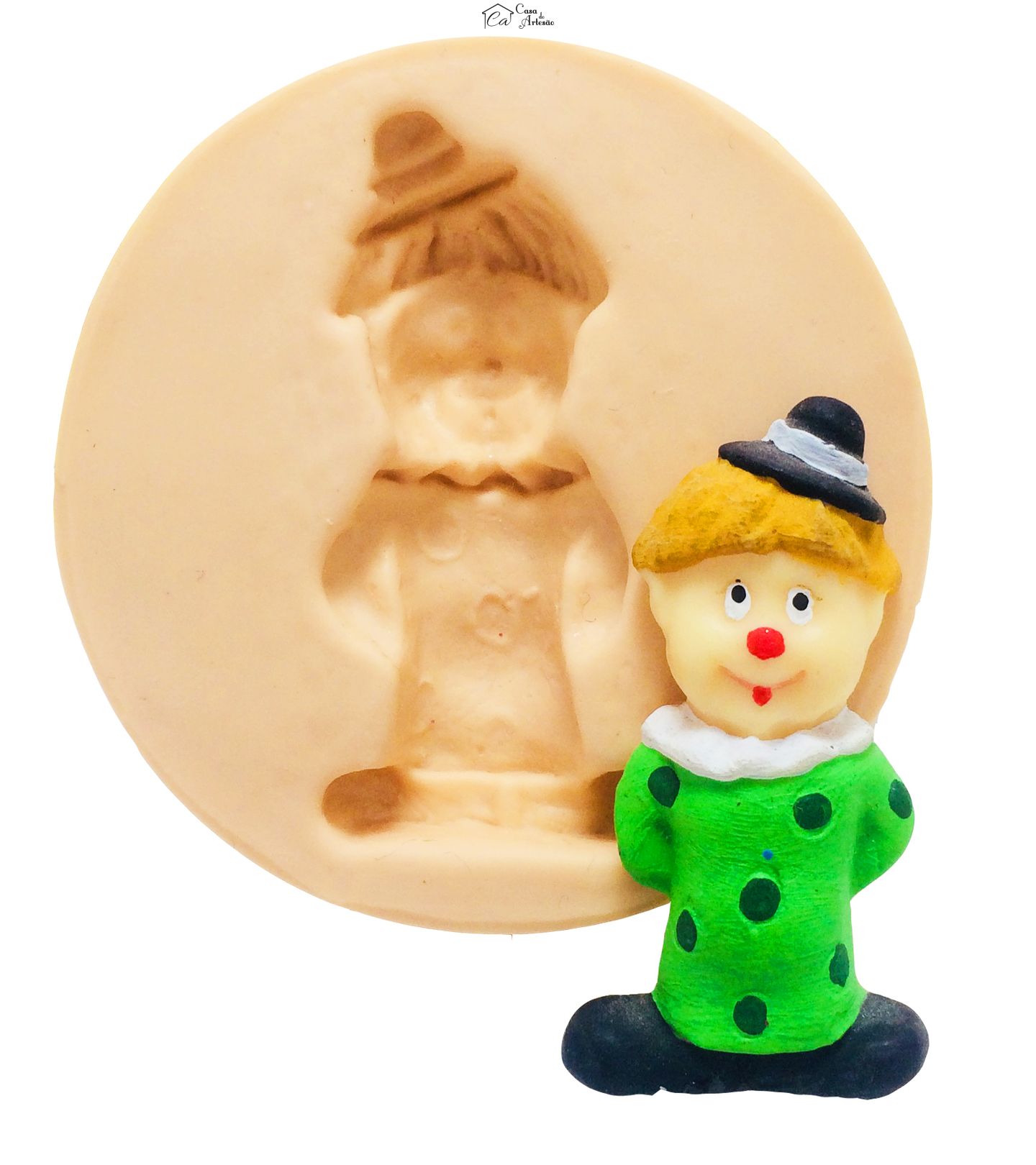 Molde de silicone - Palhaço