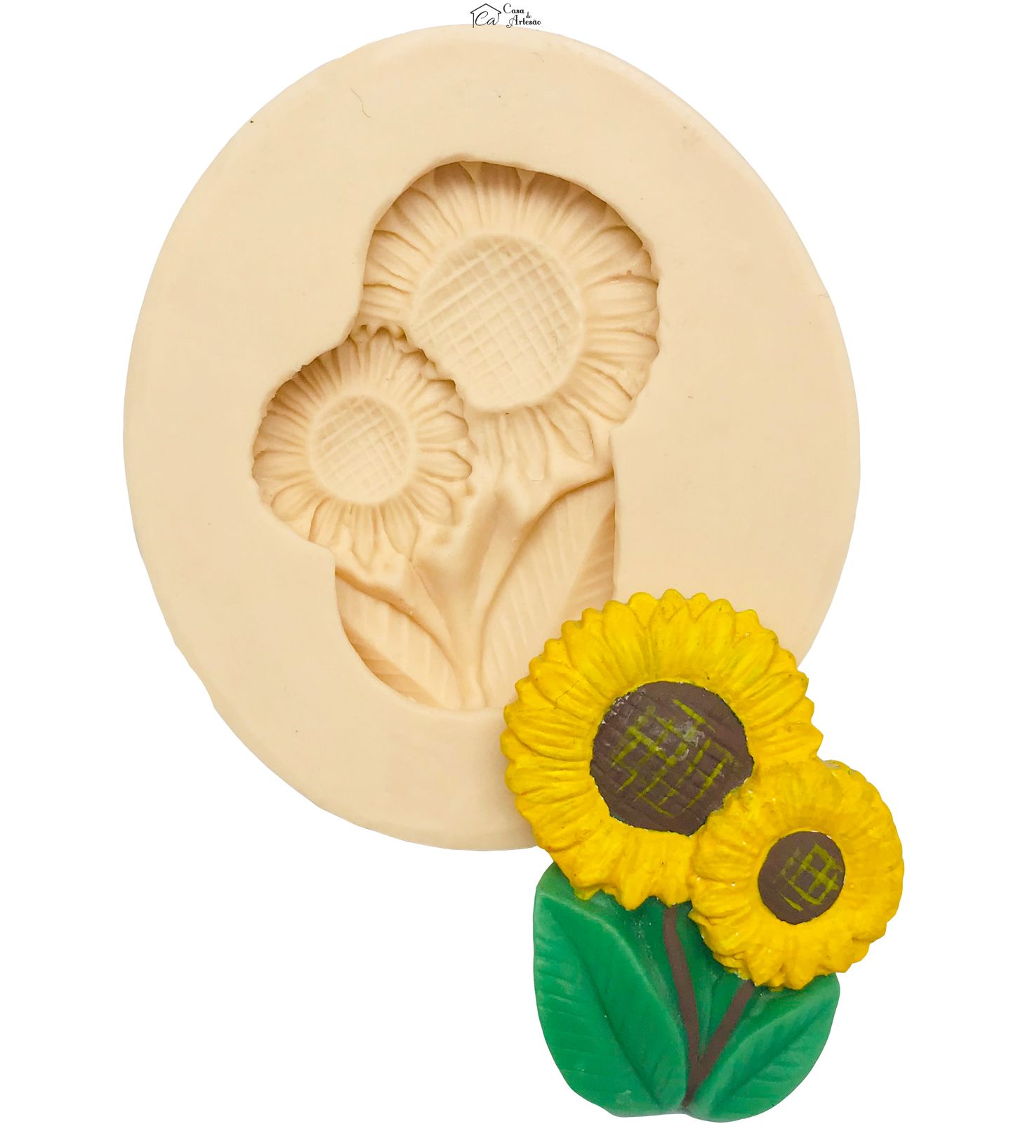 Molde de silicone - Girassol - P188