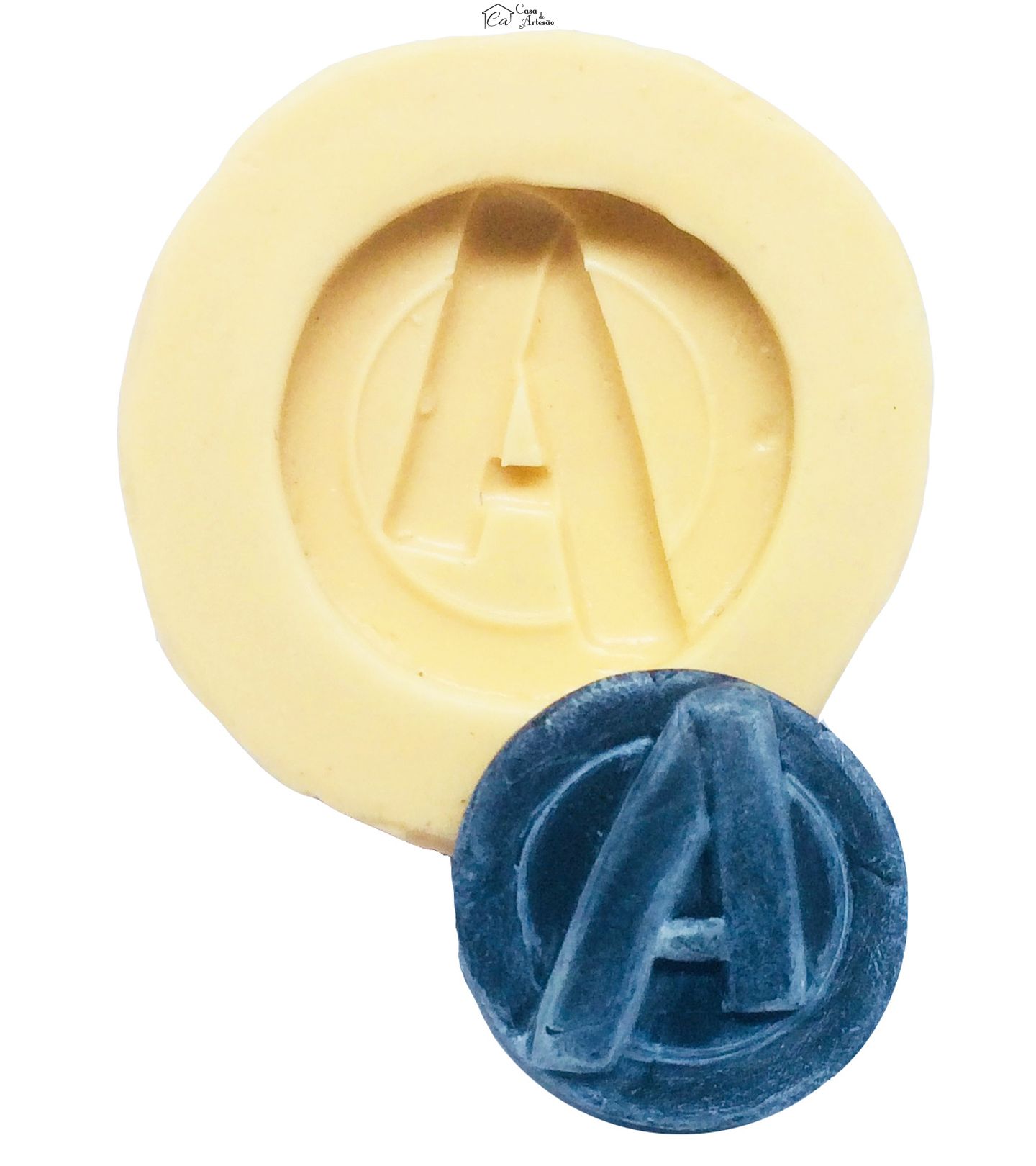 Molde de silicone - Os Vingadores - Logo Avengers - Pq