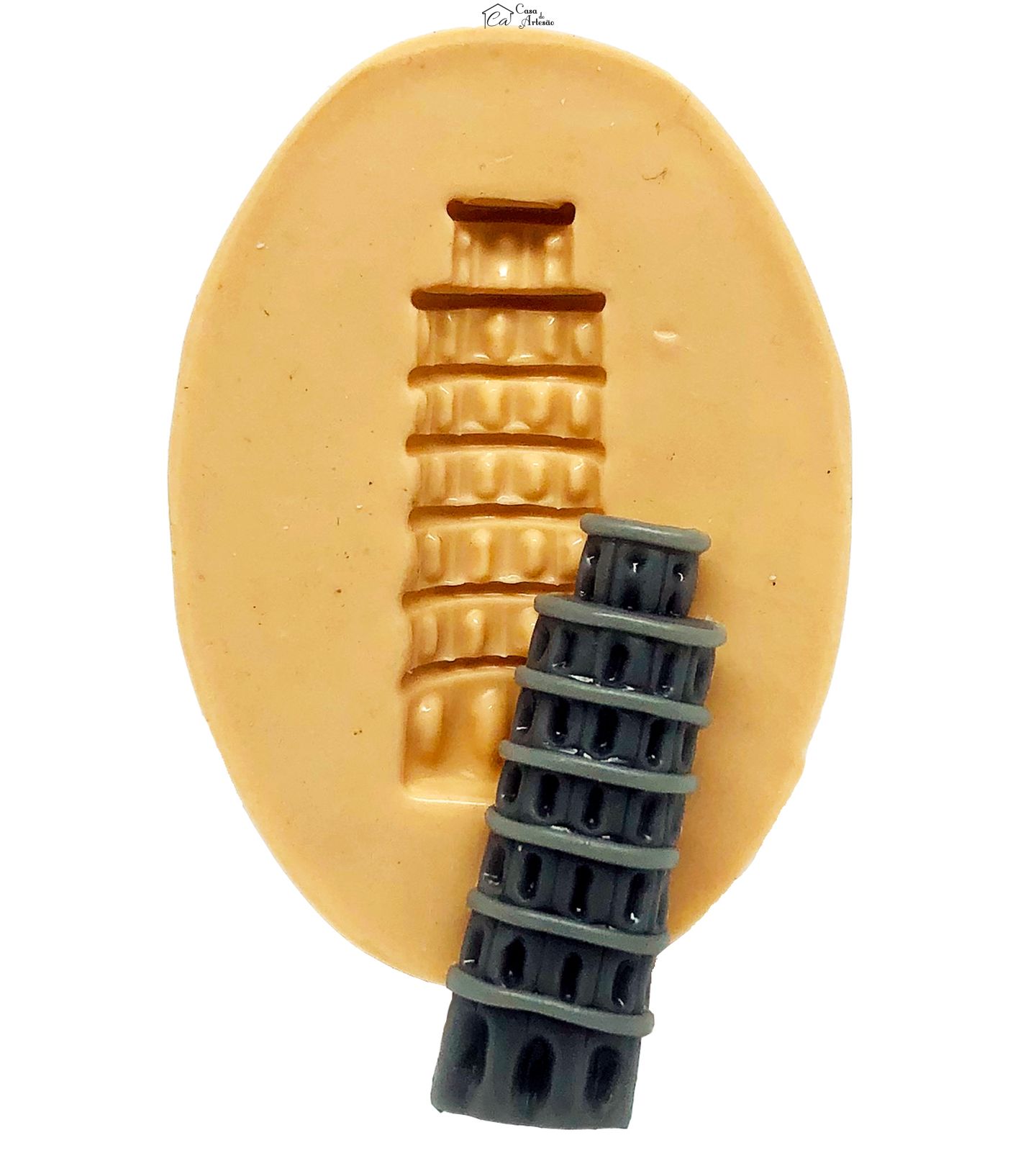 Molde de silicone - Torre de Pisa - Pequena - P839