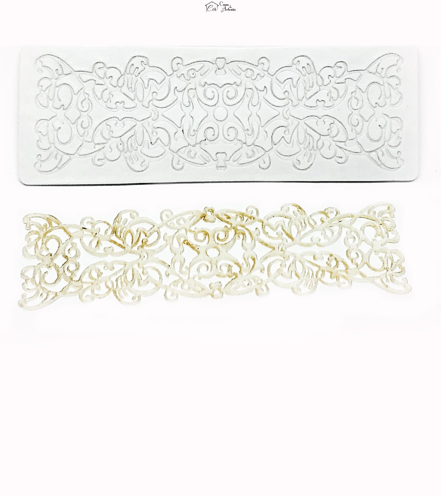 Molde de silicone - Renda Para Bolo - Mod.26