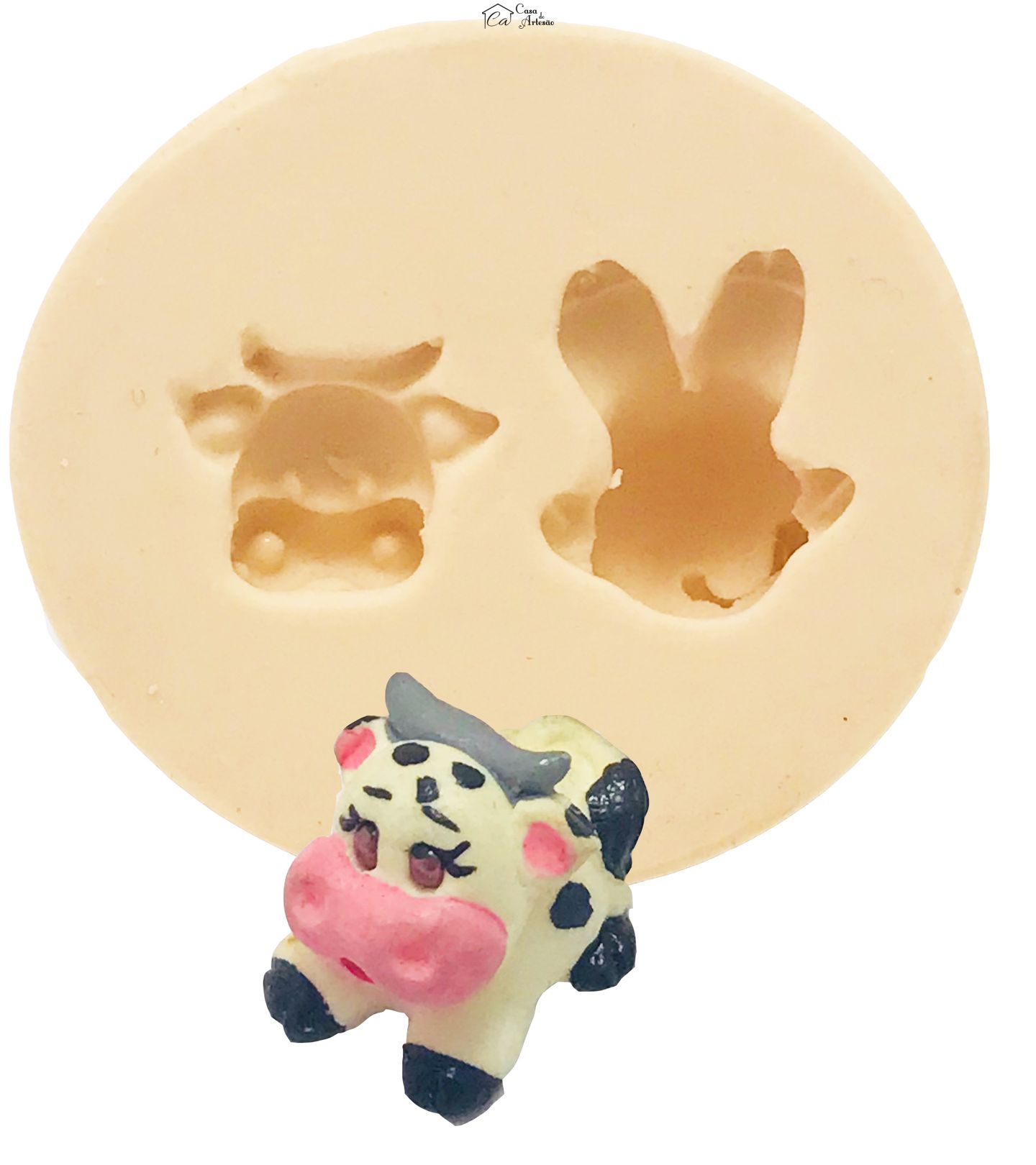 Molde de silicone - Vaquinha Sentada