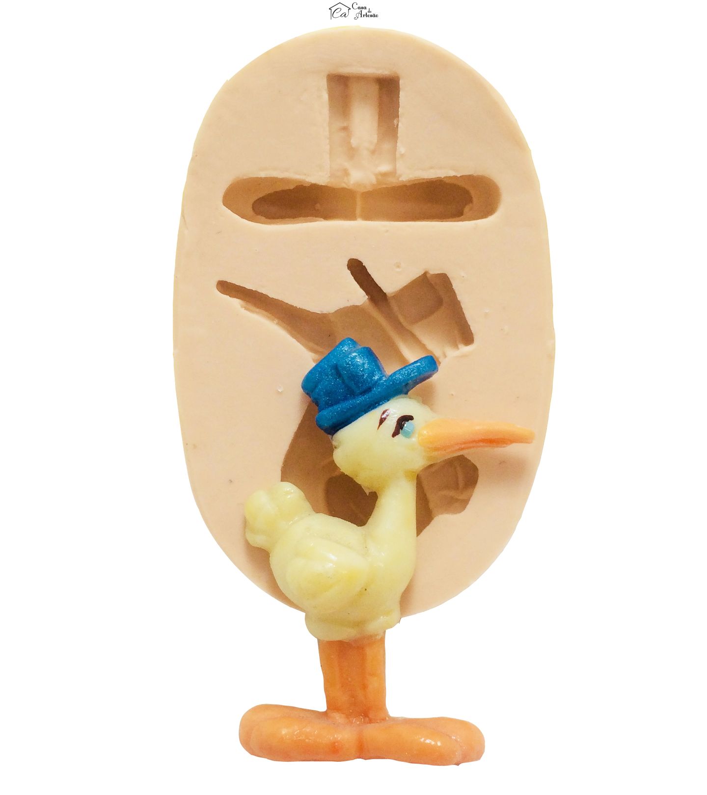 Molde de silicone - Cegonha