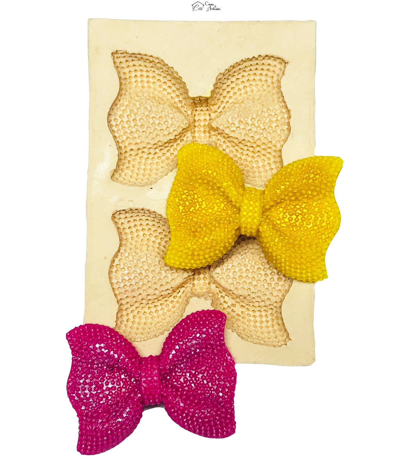 Molde de silicone - Laço - P688