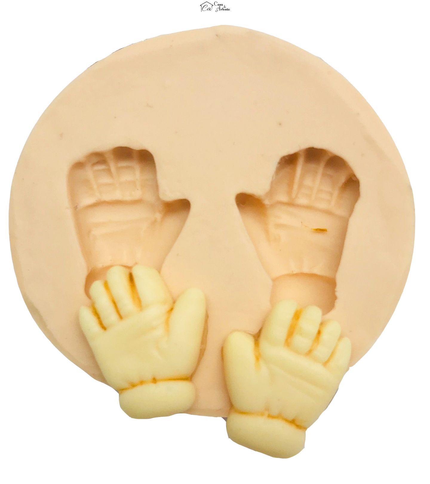 Molde de silicone - Mão Media