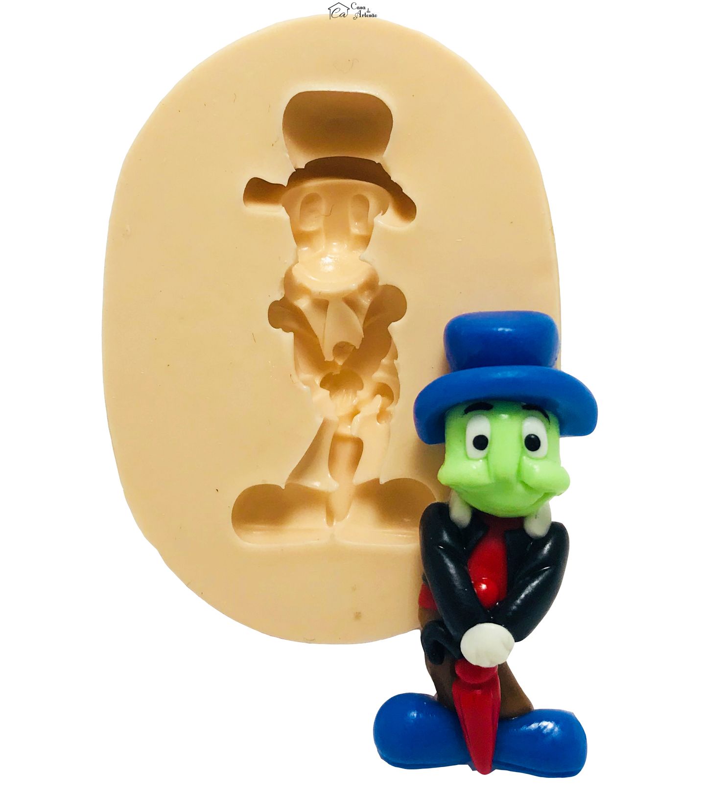 Molde de silicone - Pinocchio - Grilo Falante - Medio - P428