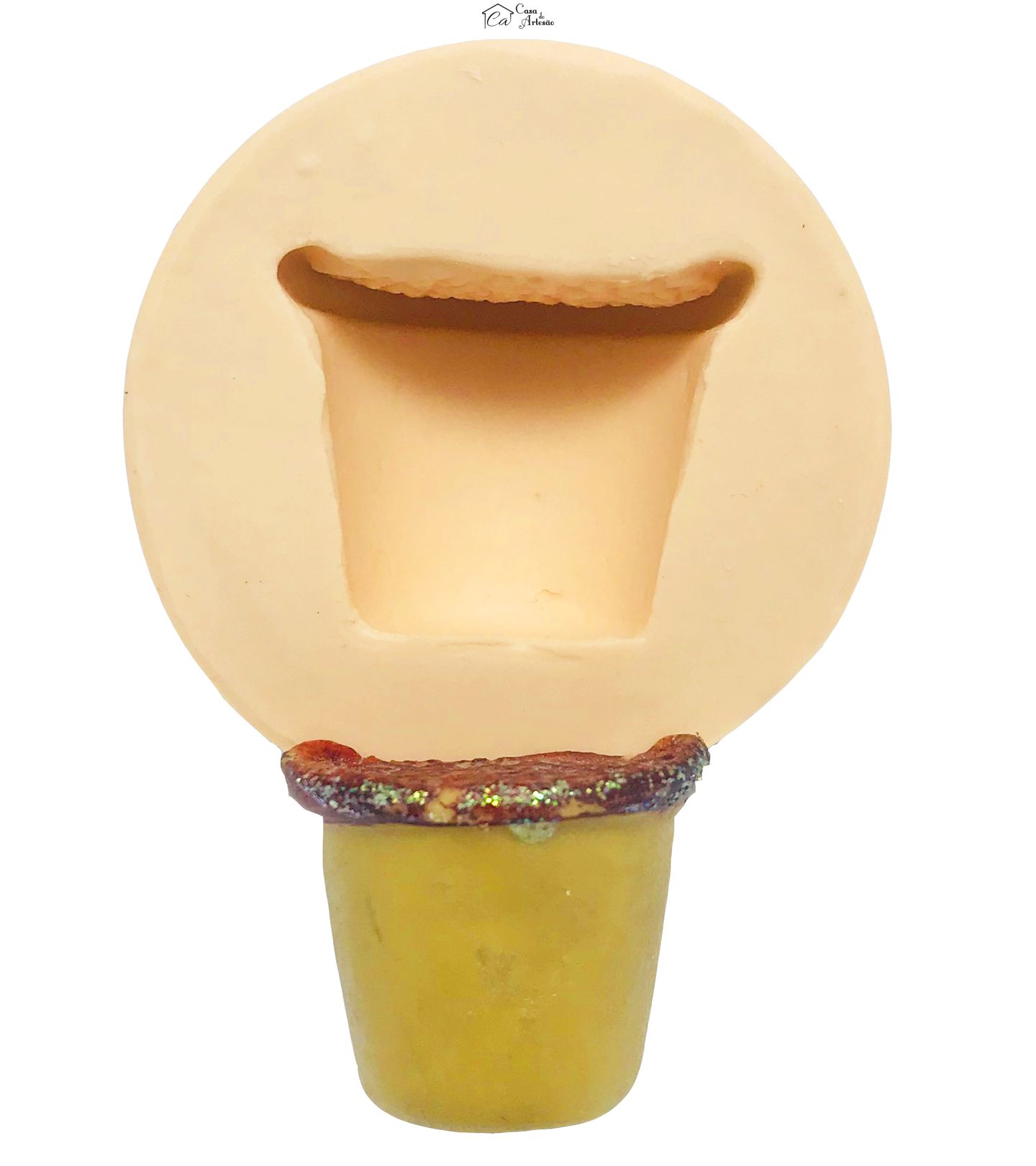 Molde de silicone - Vaso