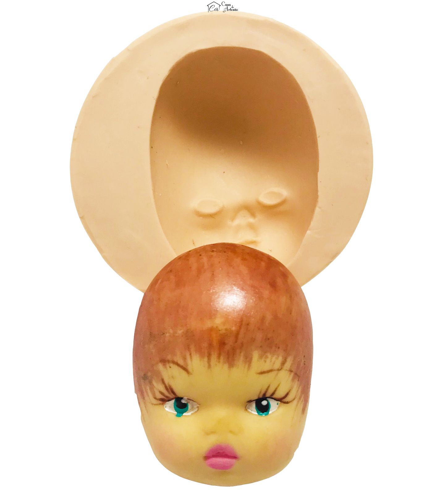 Molde de silicone - Rosto Extra Grande