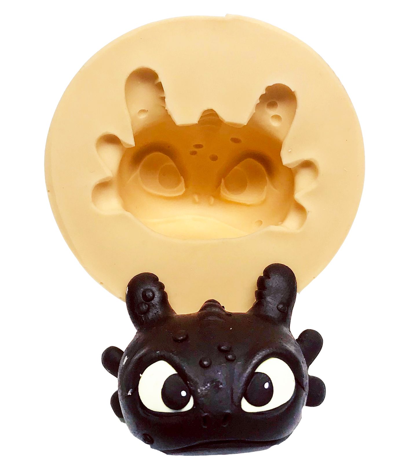 Molde de silicone - Como Treinar seu Dragão - Rosto Banguela - Medio - P598