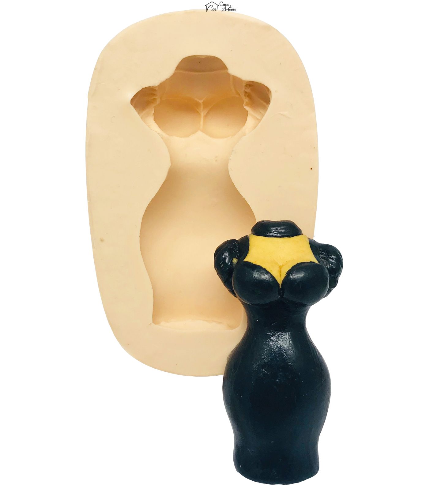 Molde de silicone - Corpo de Mulher