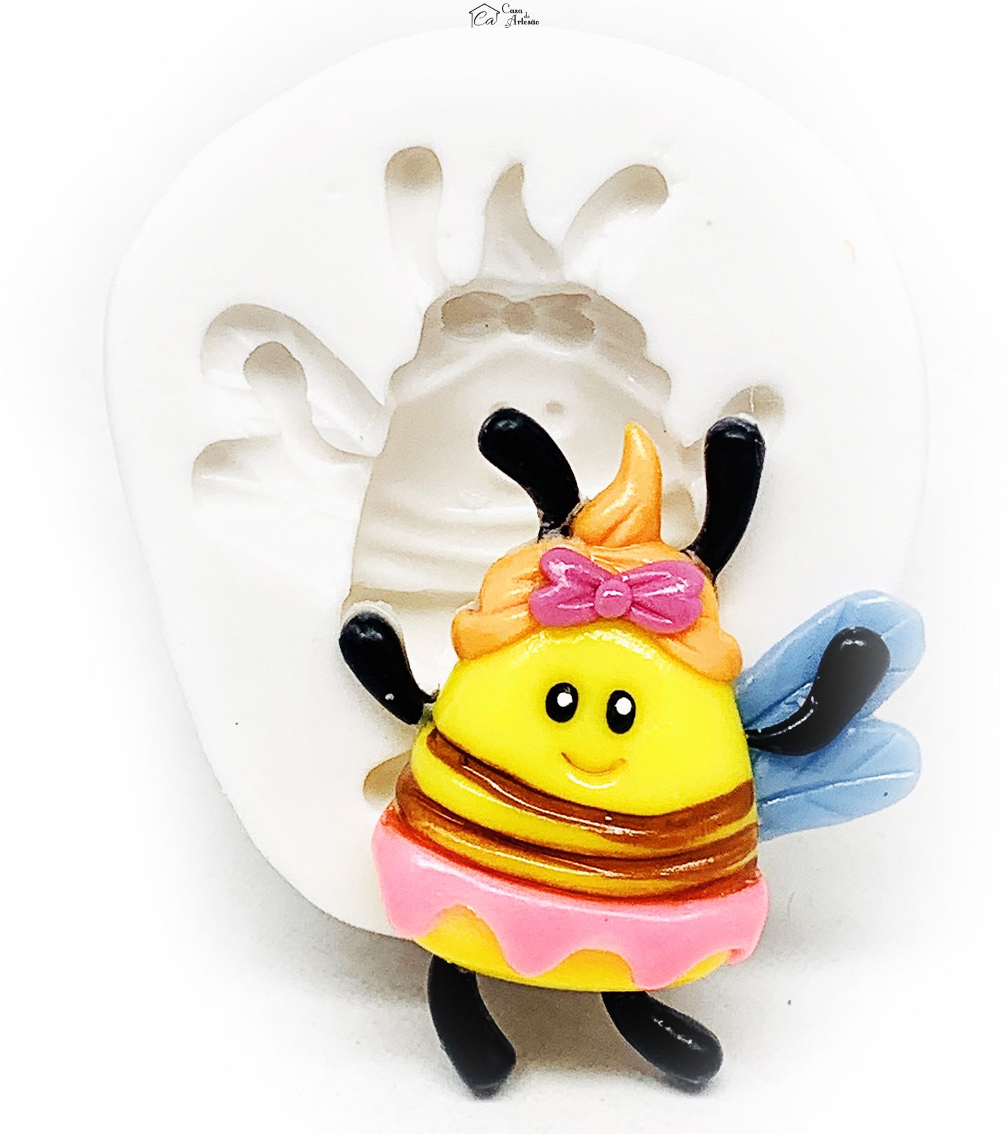 Molde de silicone - Kamalu e sua Turma - Mel - Media - P1167