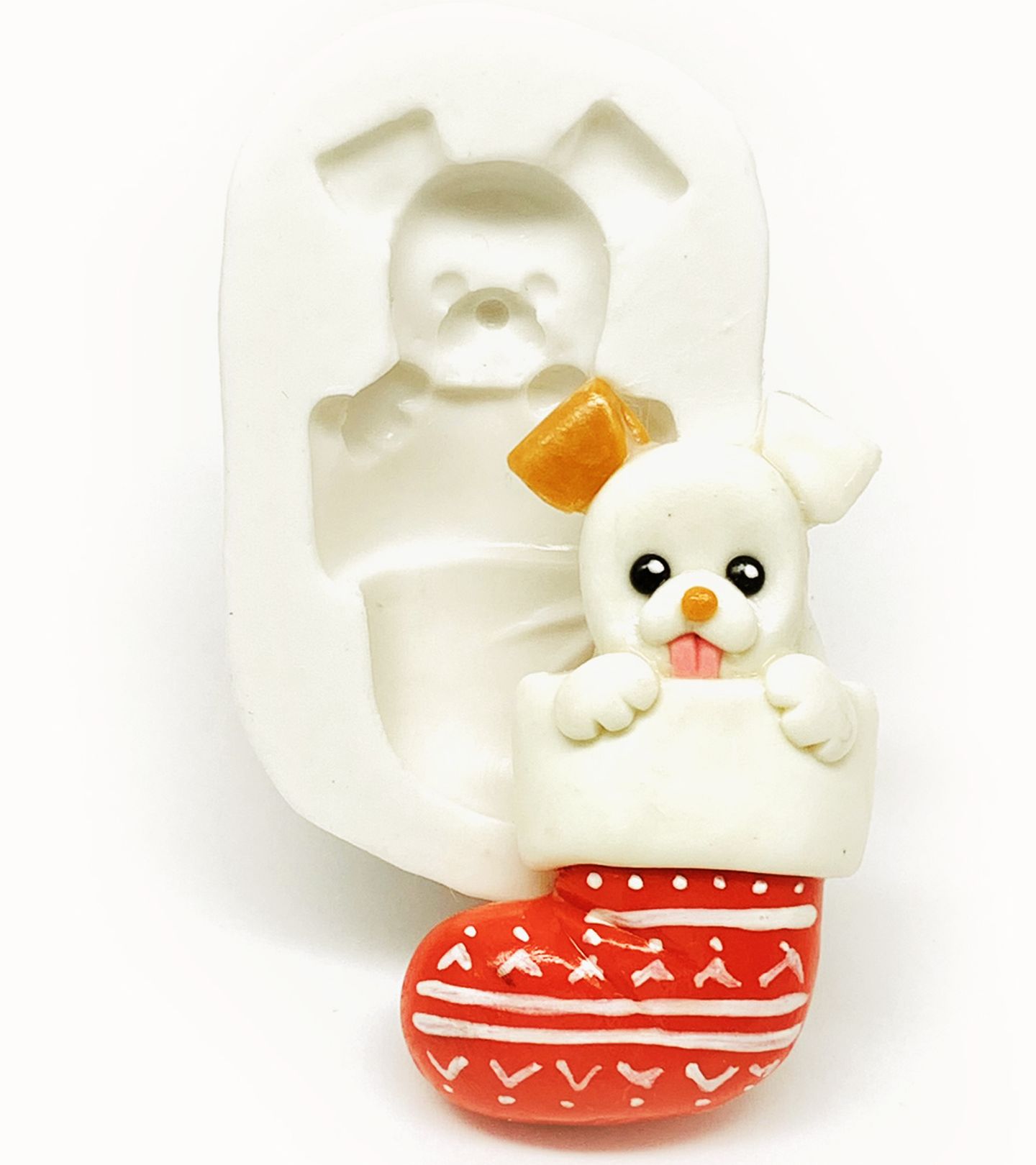 Natal - Cachorro na Meia - Medio - P1172