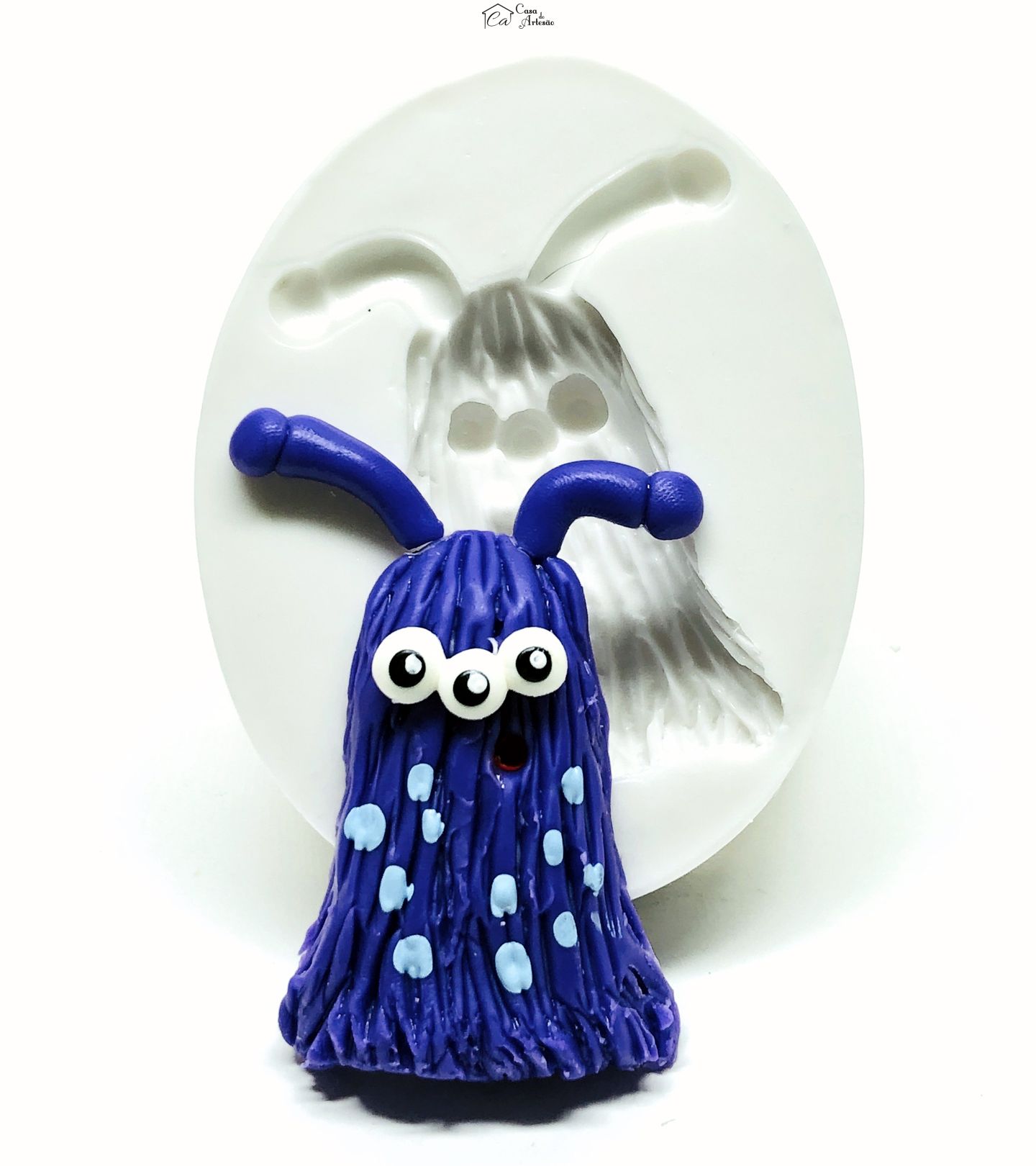 Molde de silicone - Monstrinhos - Mod.04 - Grande - P1013