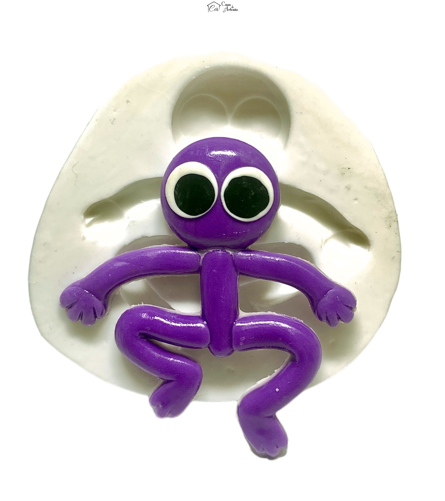 Molde de silicone - Rainbow Friends - Roxo - Grande - P1230