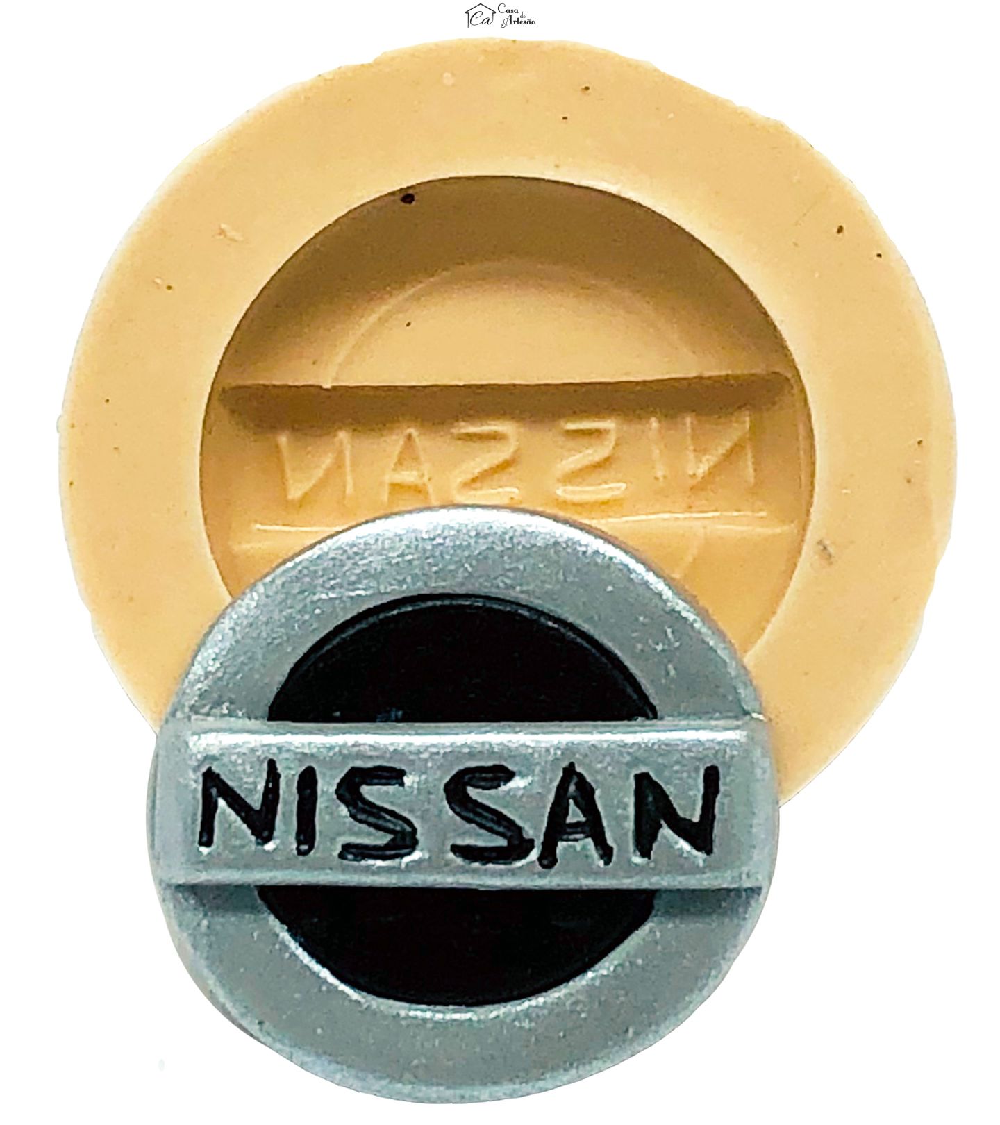 Molde de silicone - Nissan - Logo Pequeno - P783