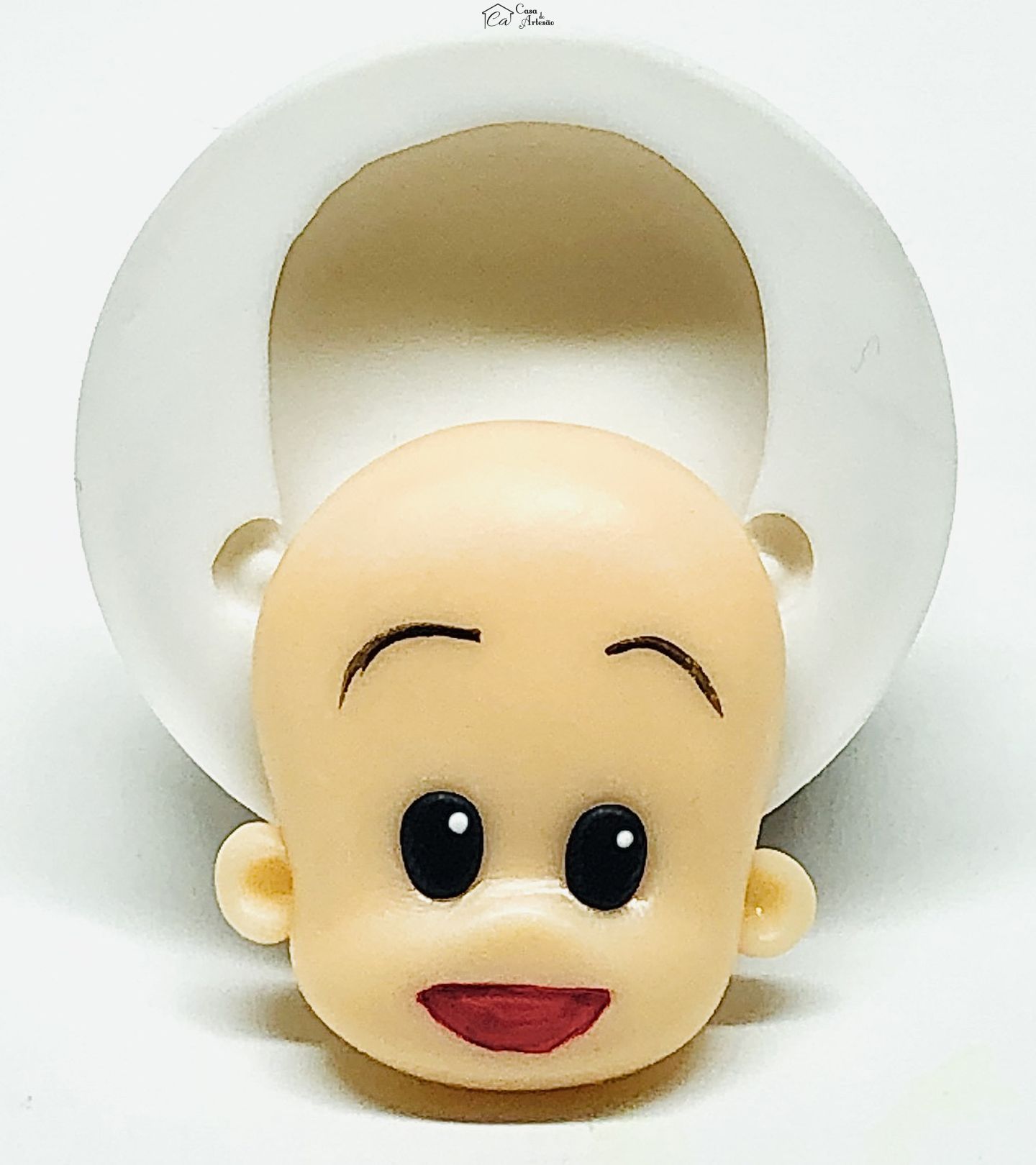 Molde de silicone - Cleo e Cuquim - Rosto Cuquim - Grande - P954