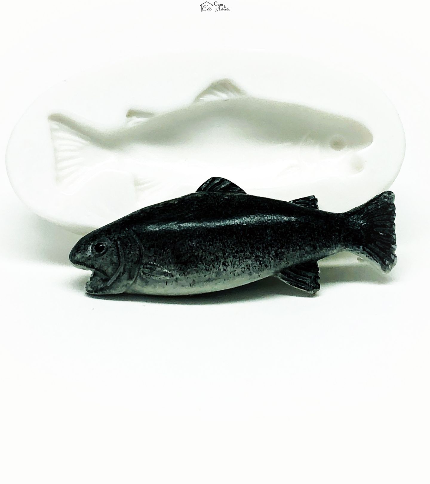 Molde de silicone - Peixe - Truta - Media - P1125