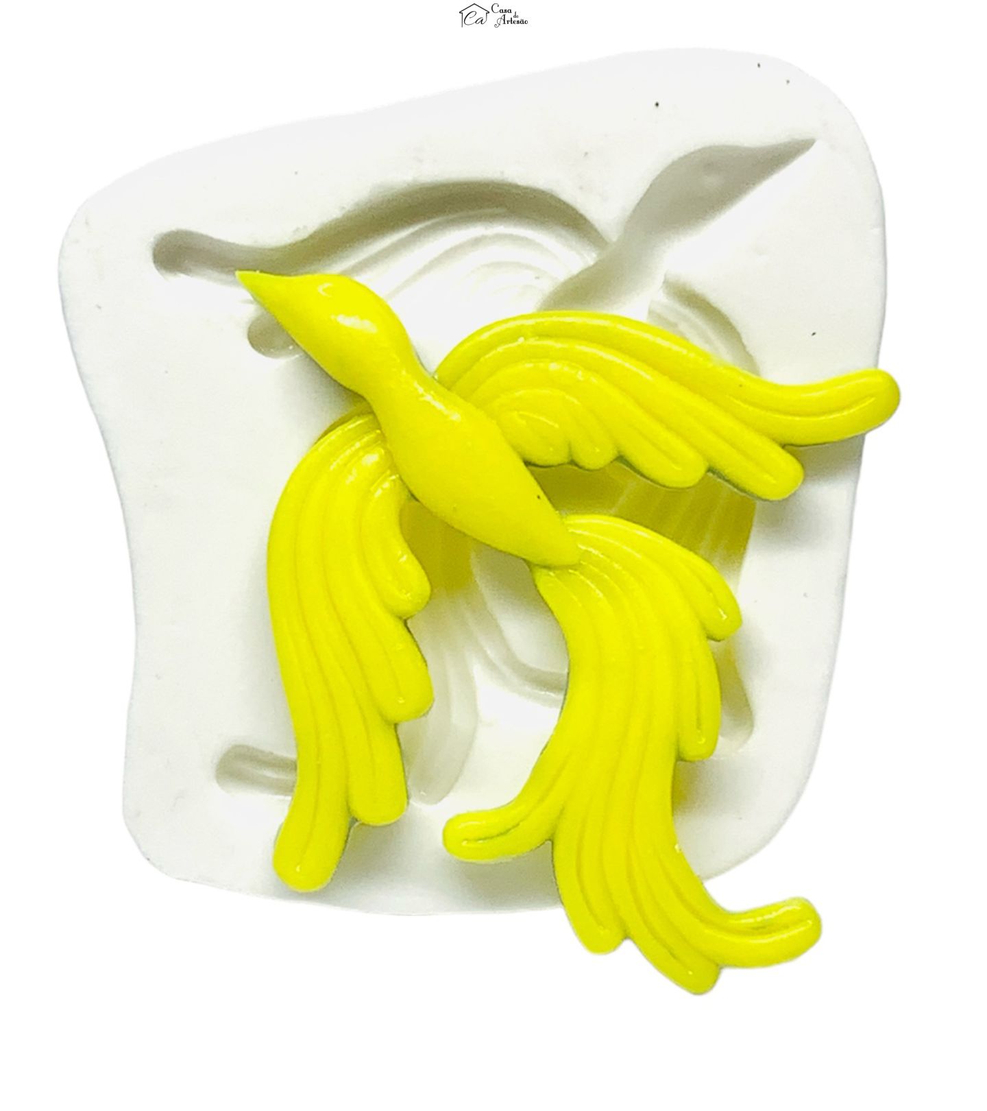Molde de silicone - Passaro - Fenix - Tamanho Único - P1235