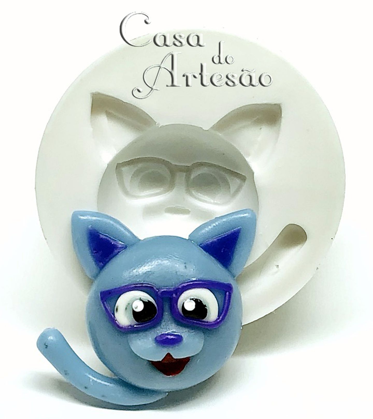 Molde de silicone - Bolofofos - Rosto Sophie - Medio - P931