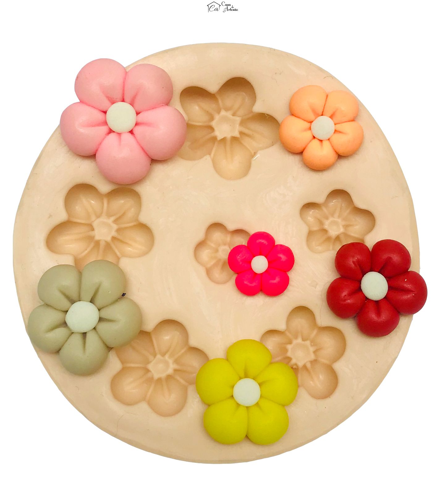 Molde de silicone - Margarida - 6 Tamanhos