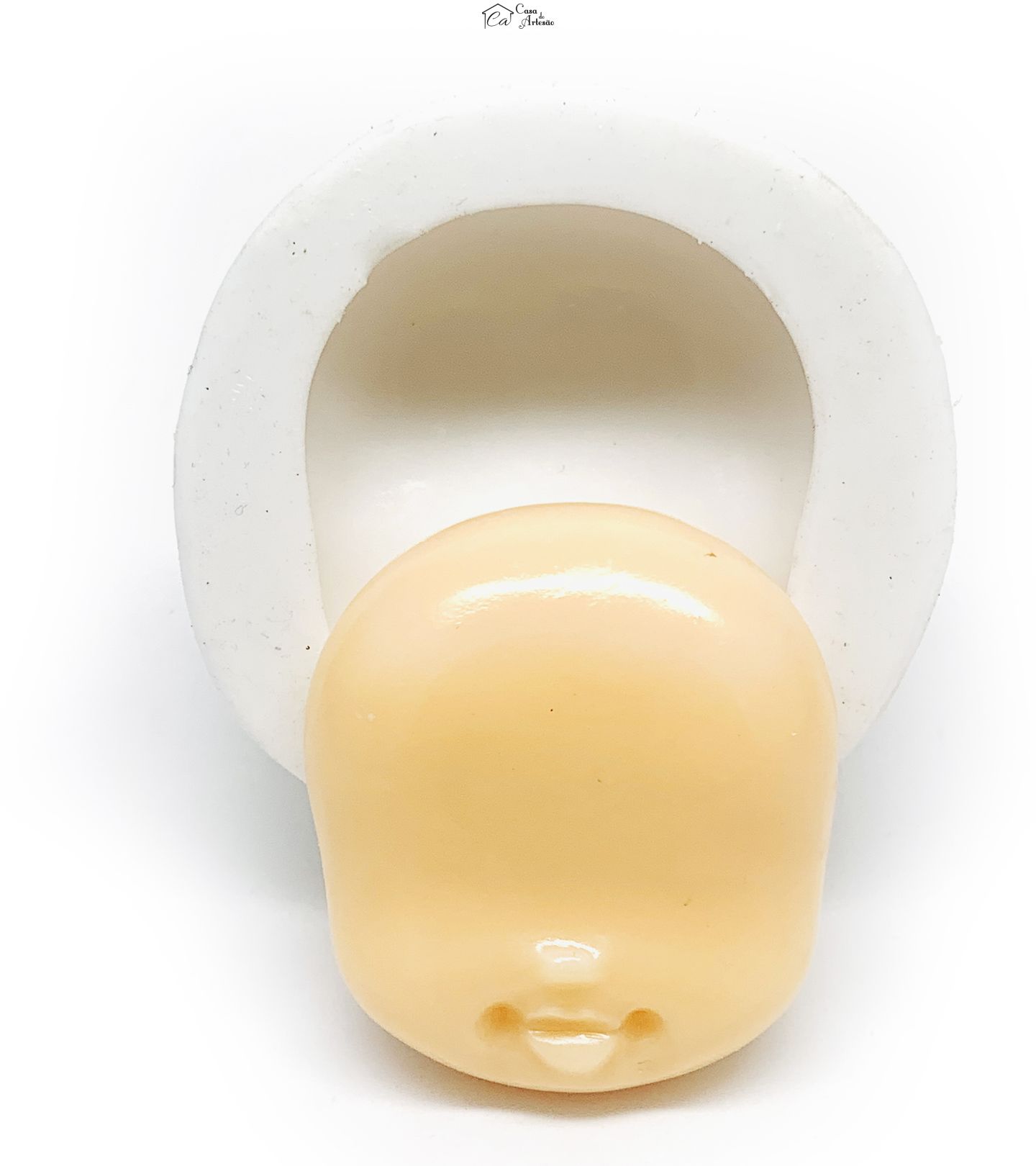 Molde de silicone - Boneca - Rosto - Grande - P1208